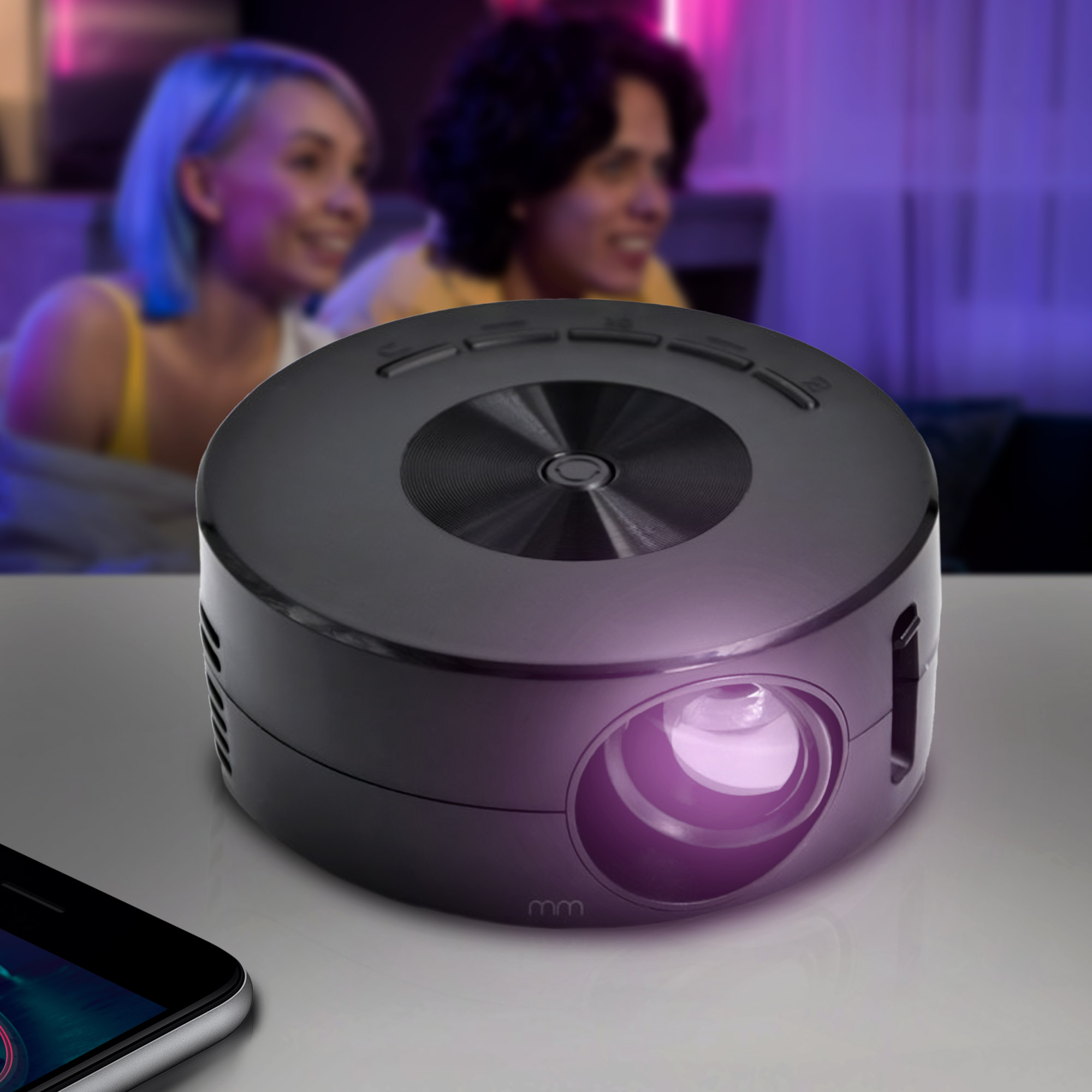 Mobiler Mini Beamer Kleiner LED Projektor F rs Smartphone Mobiler Mini Beamer Kleiner LED Projektor F rs Smartphone