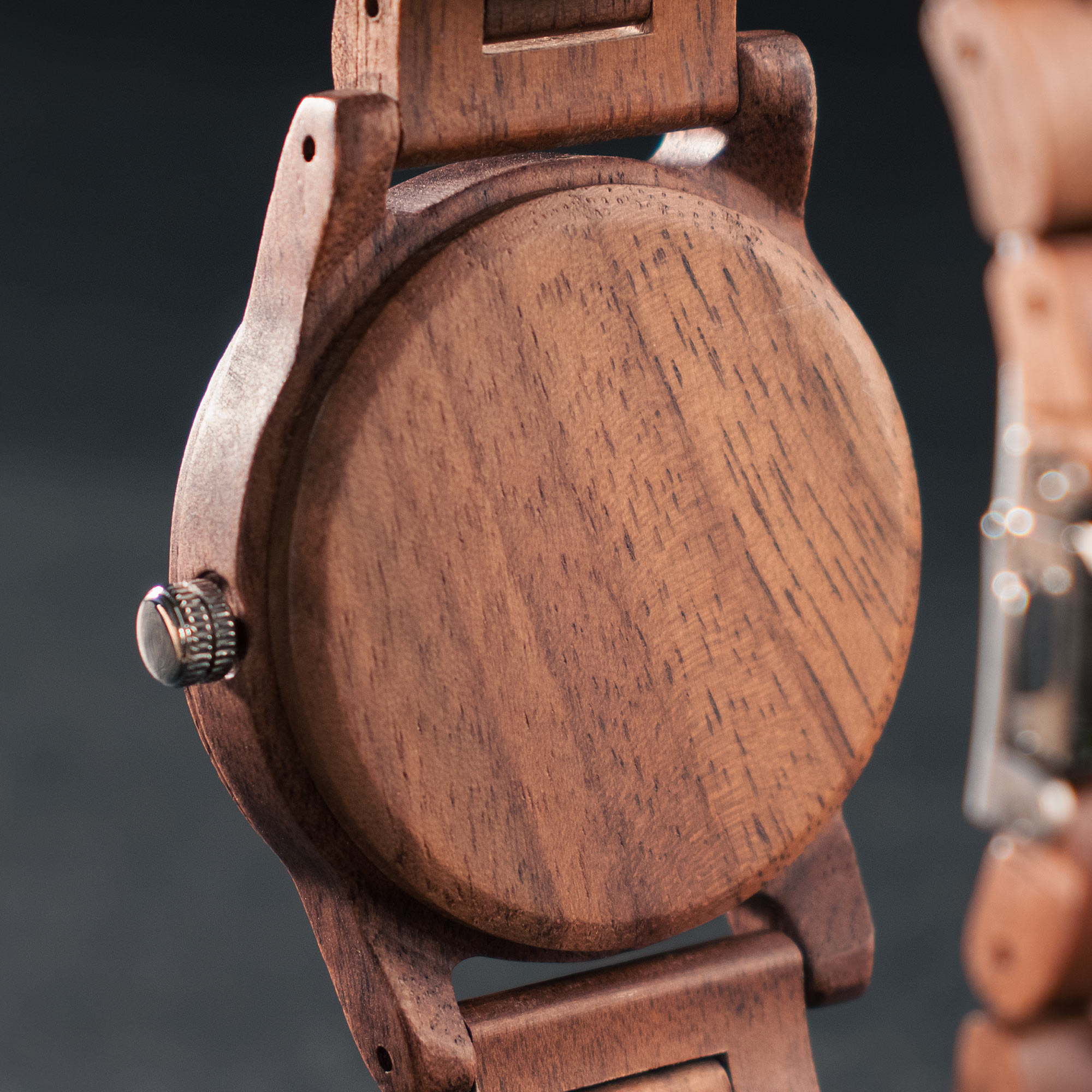 Unisex Armbanduhr aus Holz