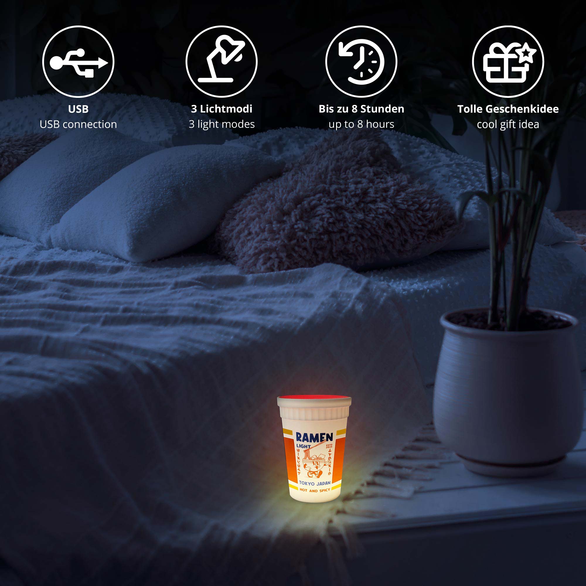 Ramen Noodle Cup Lampe