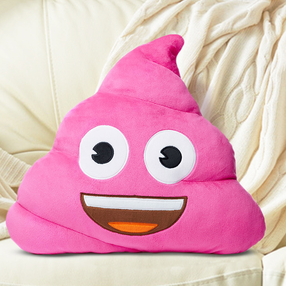 Emoji Kissen - Kackhaufen Pink Poo 3123