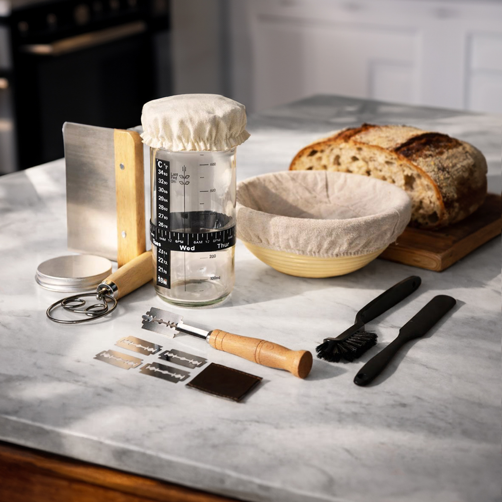 Sauerteig Brot backen - Starter Kit