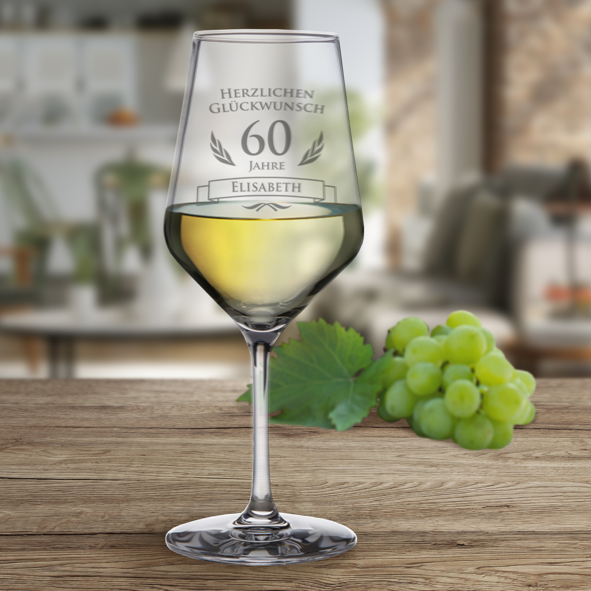 Weißweinglas zum 60. Geburtstag 2200