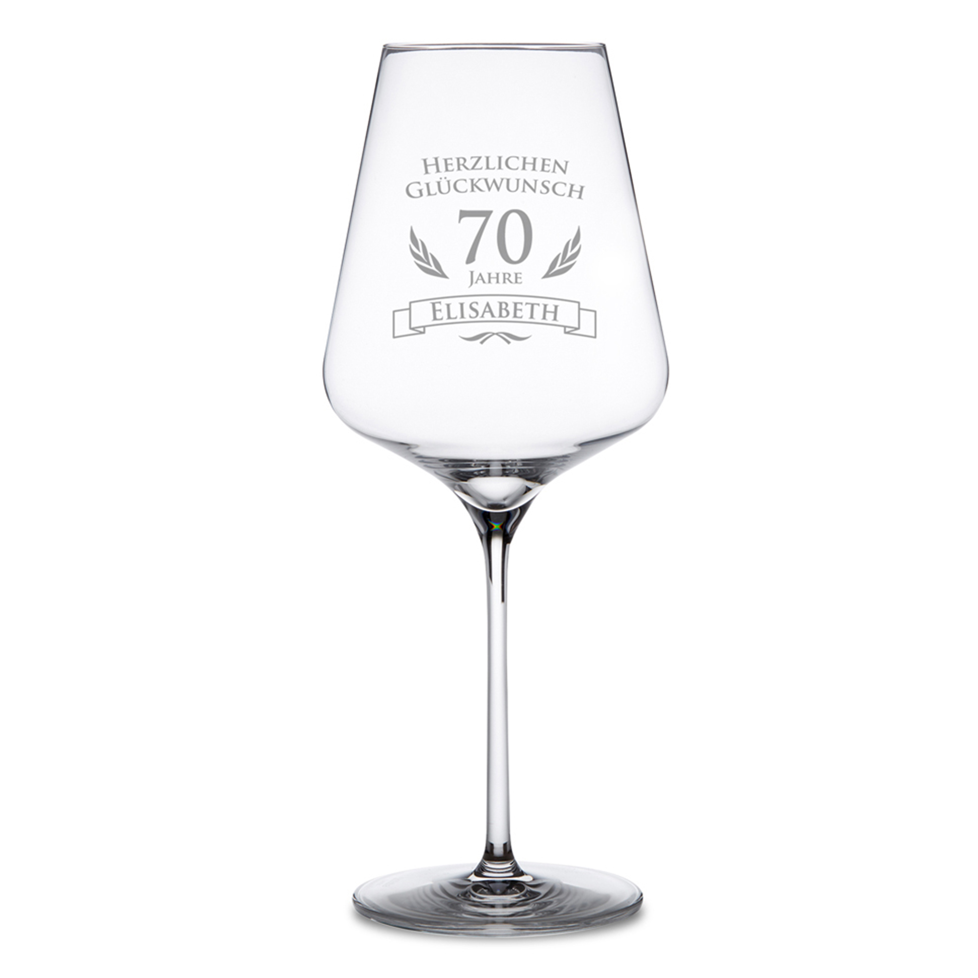 Weinglas zum 70. Geburtstag 2204 - 1