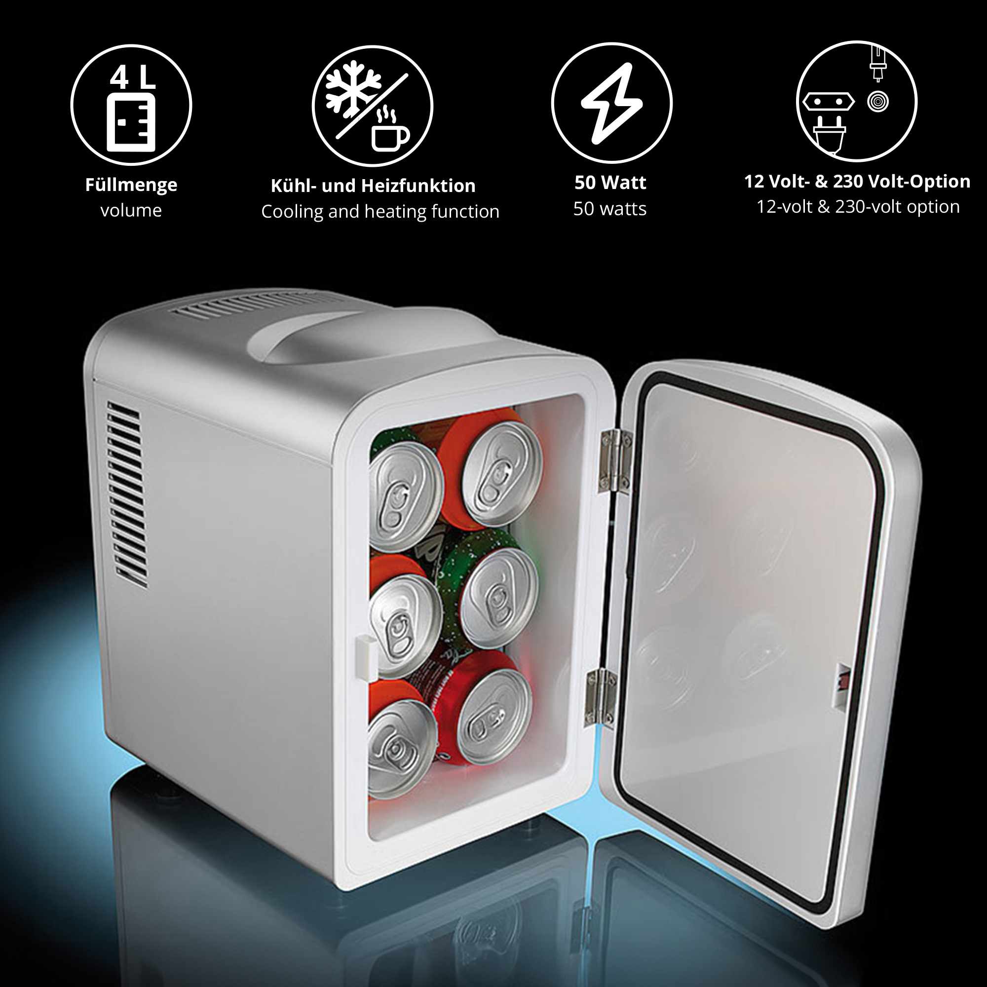 Mini Kühlschrank für 12/230 V