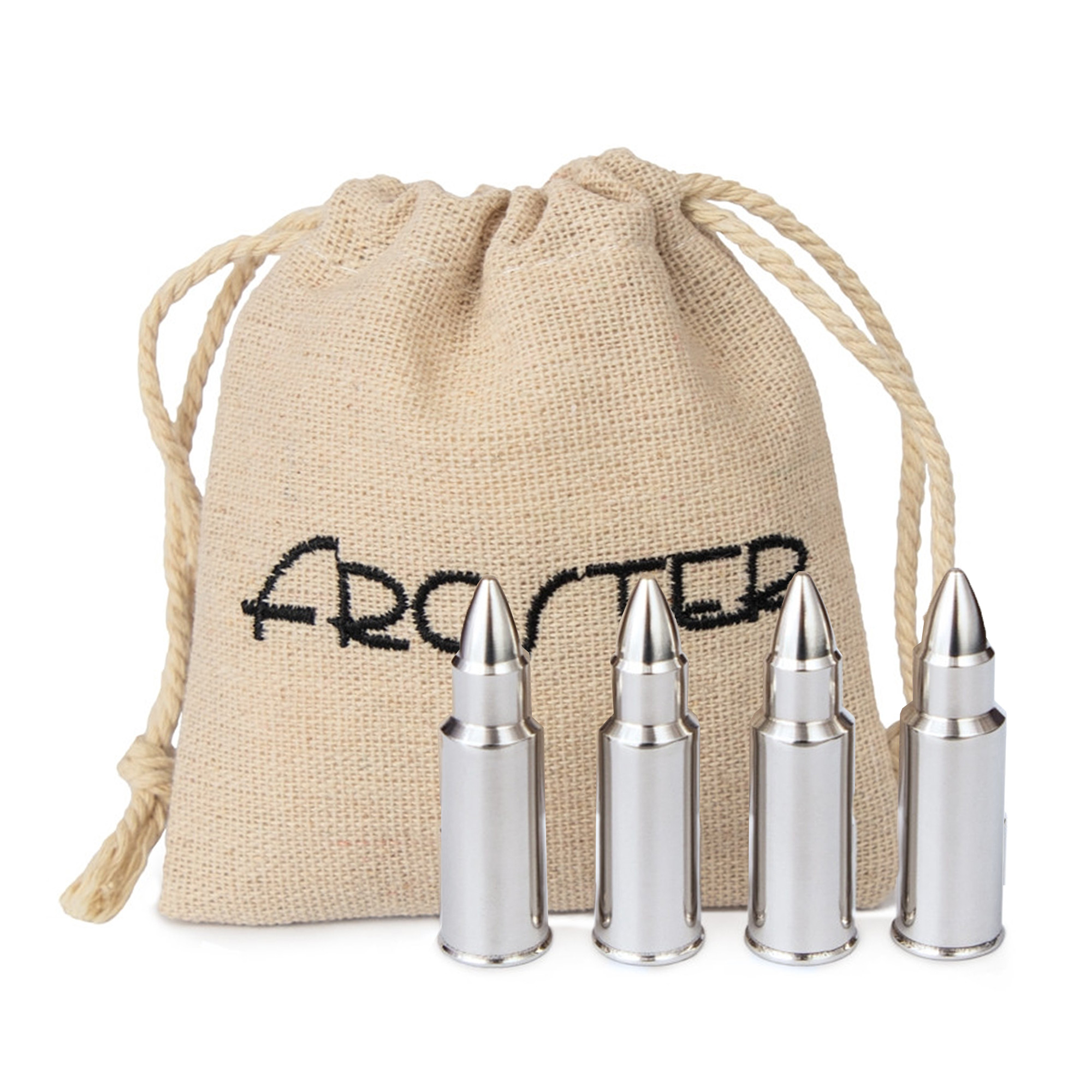 Eiswürfel Patronen aus Metall