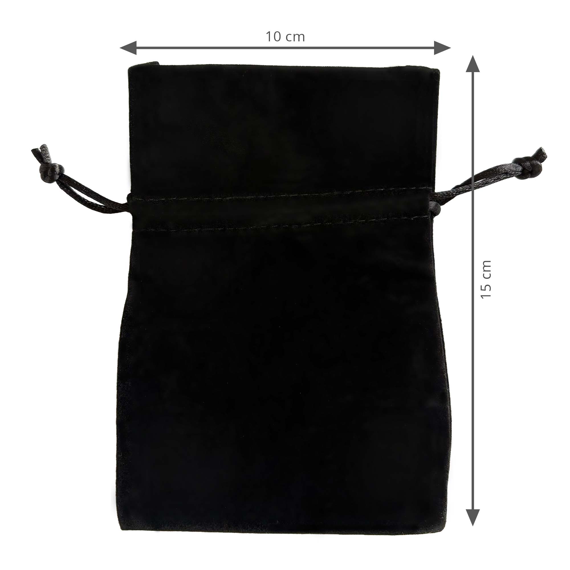 Samtsäckchen Geschenkverpackung - Schmuckbeutel Schwarz Samtsäckchen Geschenkverpackung - Schmuckbeutel Schwarz
