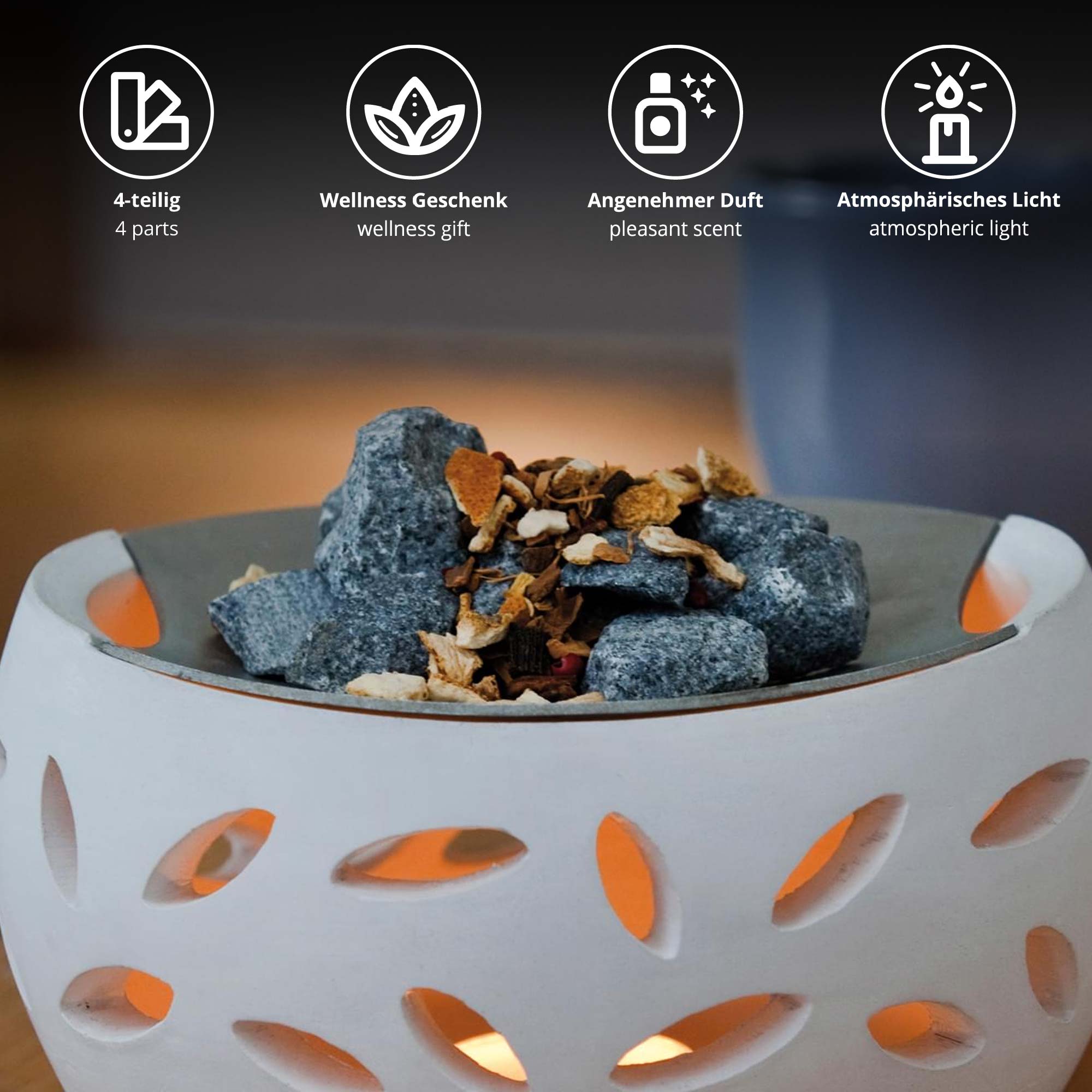 Vitalofen Set mit Duftmischung Vitalofen Set mit Duftmischung