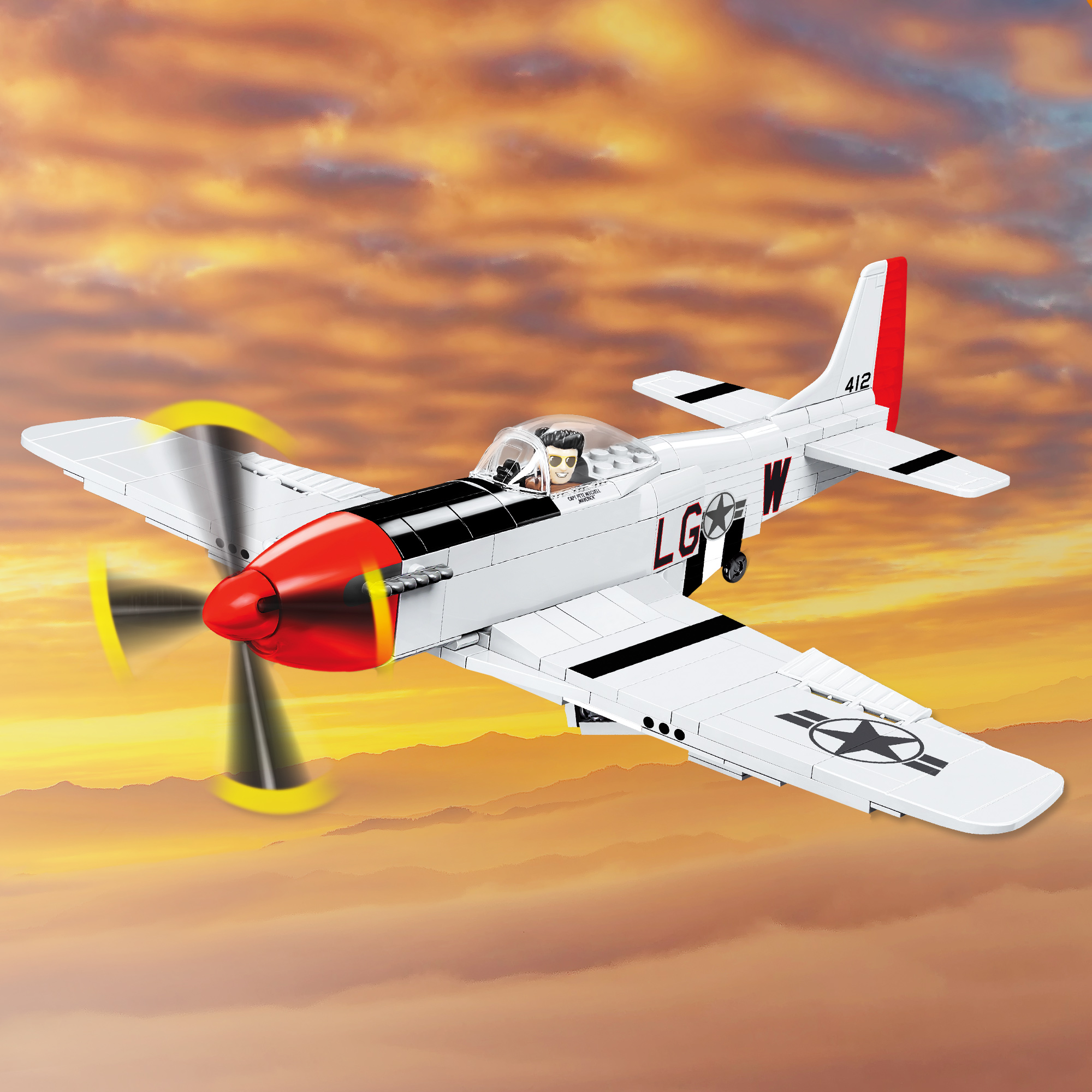 P-51D Mustang - Cobi Klemmbausteine