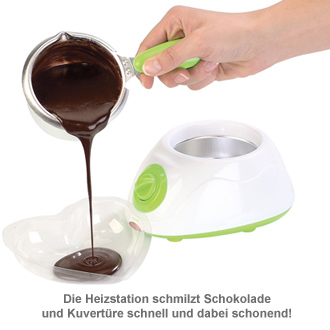 Schokolade schmelzen - Schokofondue Set 3215 - 2