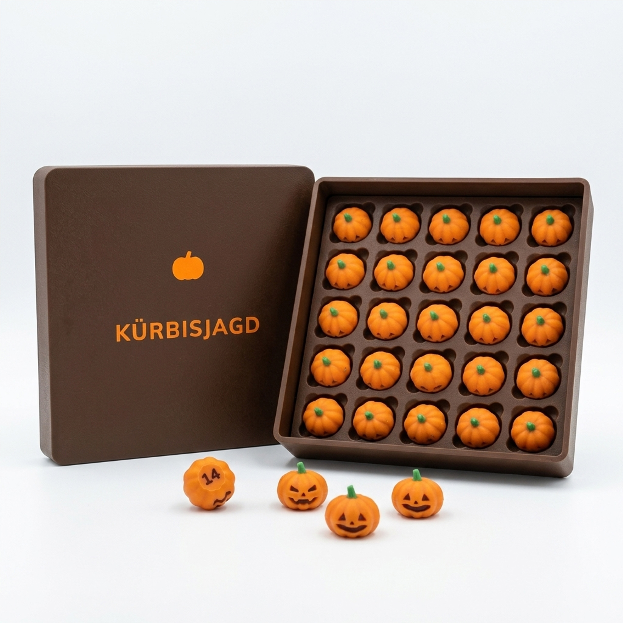 Kürbisjagd – Das Versteckspiel mit 25 Mini-Kürbissen Kürbisjagd – Das Versteckspiel mit 25 Mini-Kürbissen