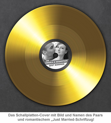 Goldene Schallplatte - Hochzeitsbild 1394 - 3