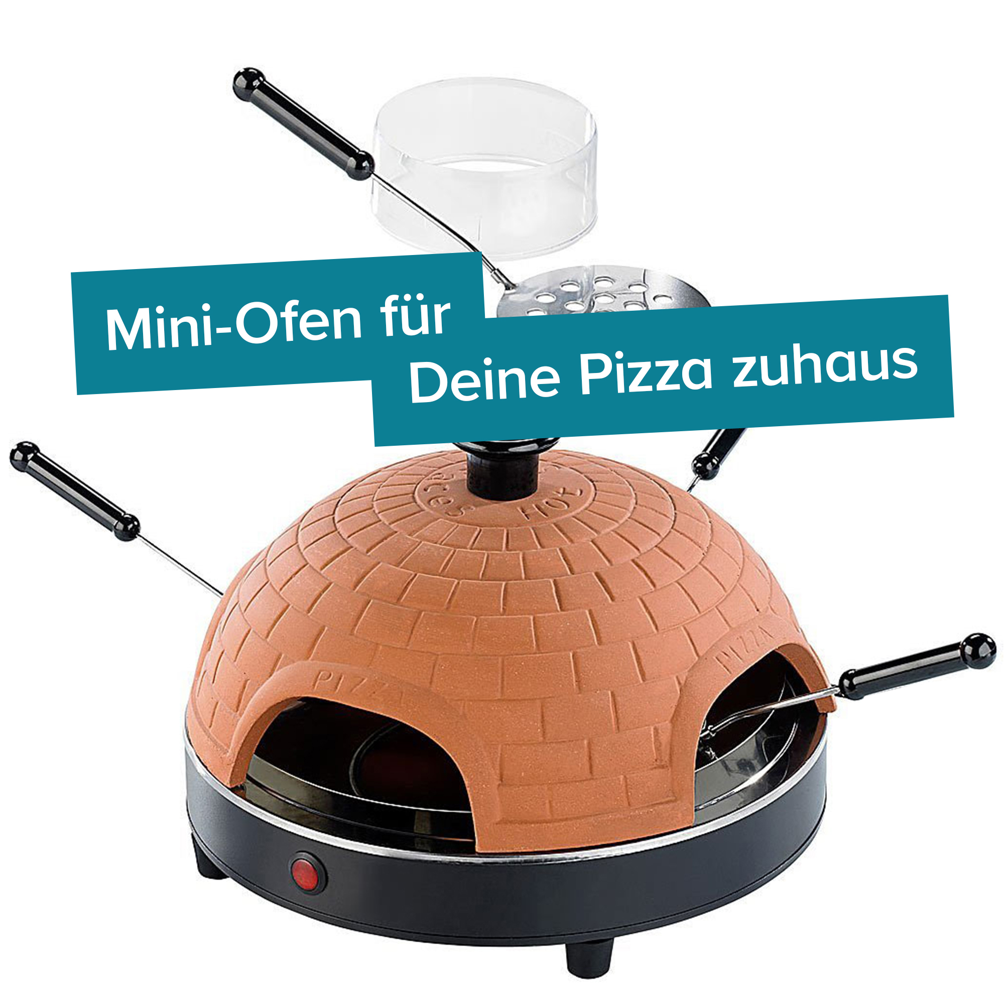 Mini Pizza Stein-Ofen 1327 - 6