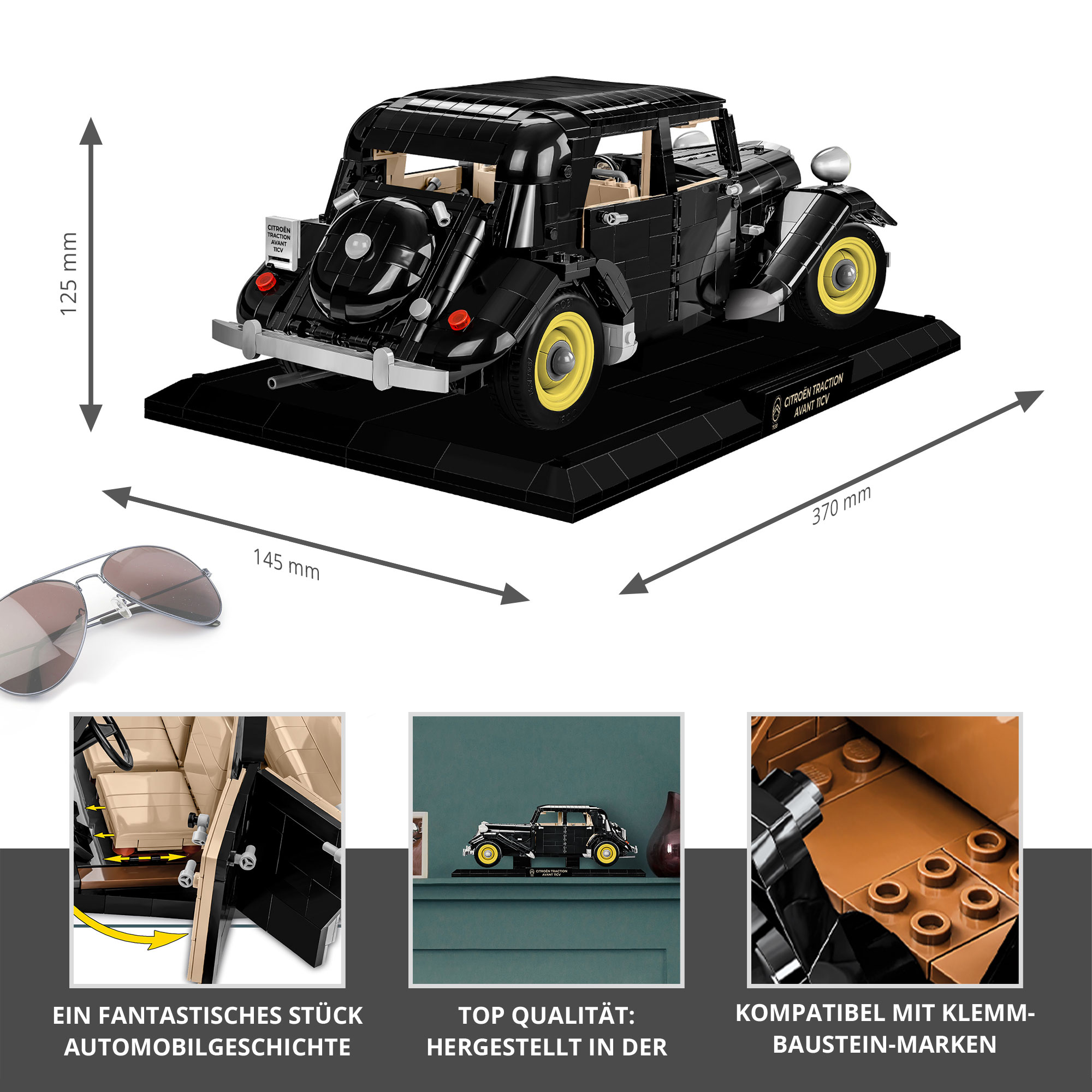 Citroen Traction Avant - Cobi Klemmbausteine 1008-DH-0000 - 1