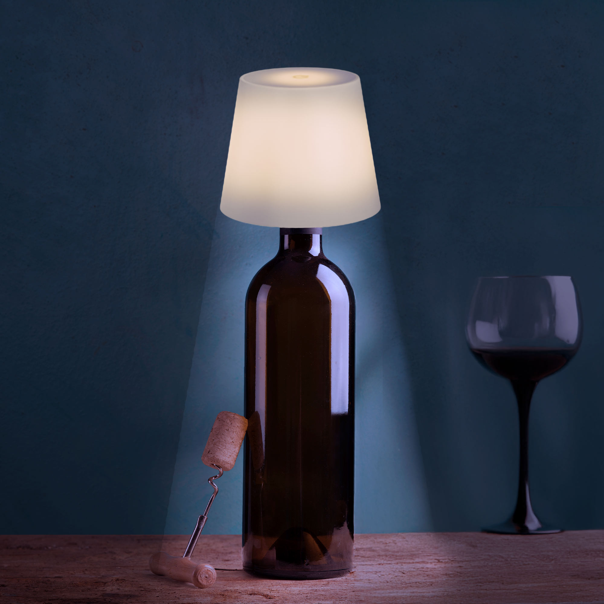 LED Flaschenlampe - Flaschenaufsatz