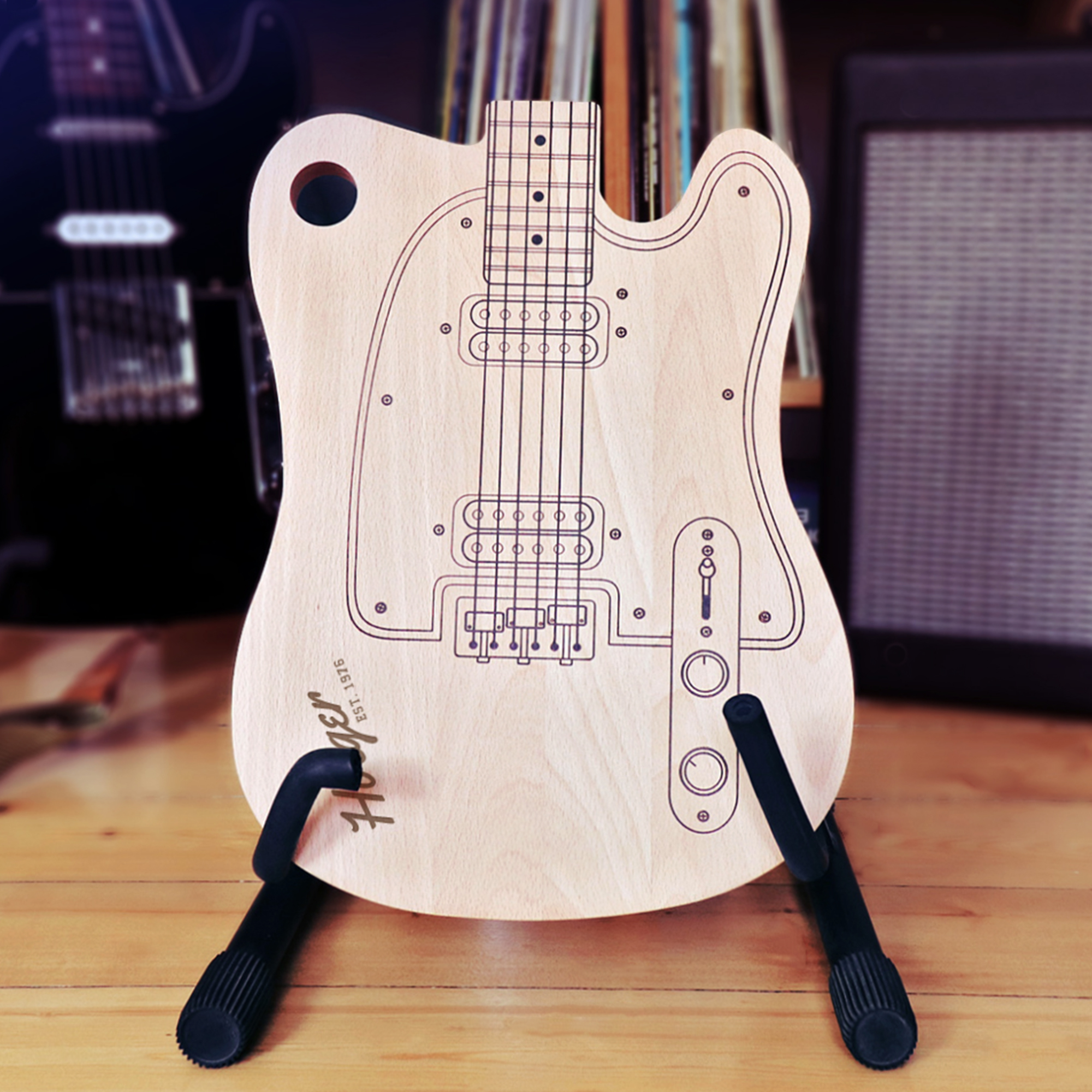 Schneidebrett - Gitarre 1216 - 2