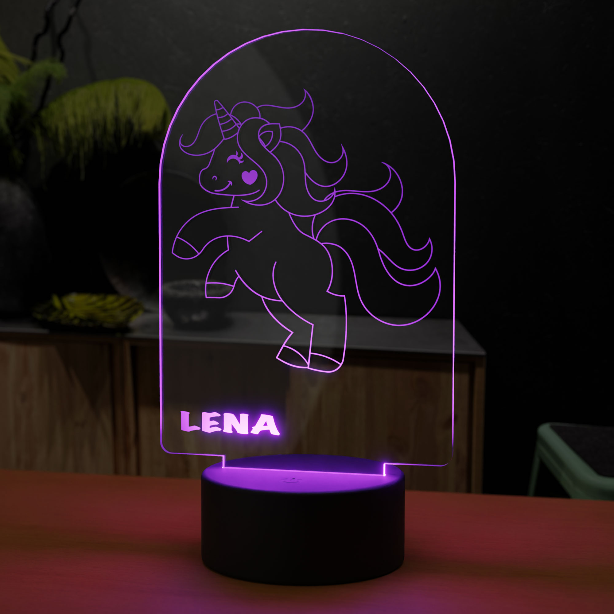 Plexiglas-LED Einhorn