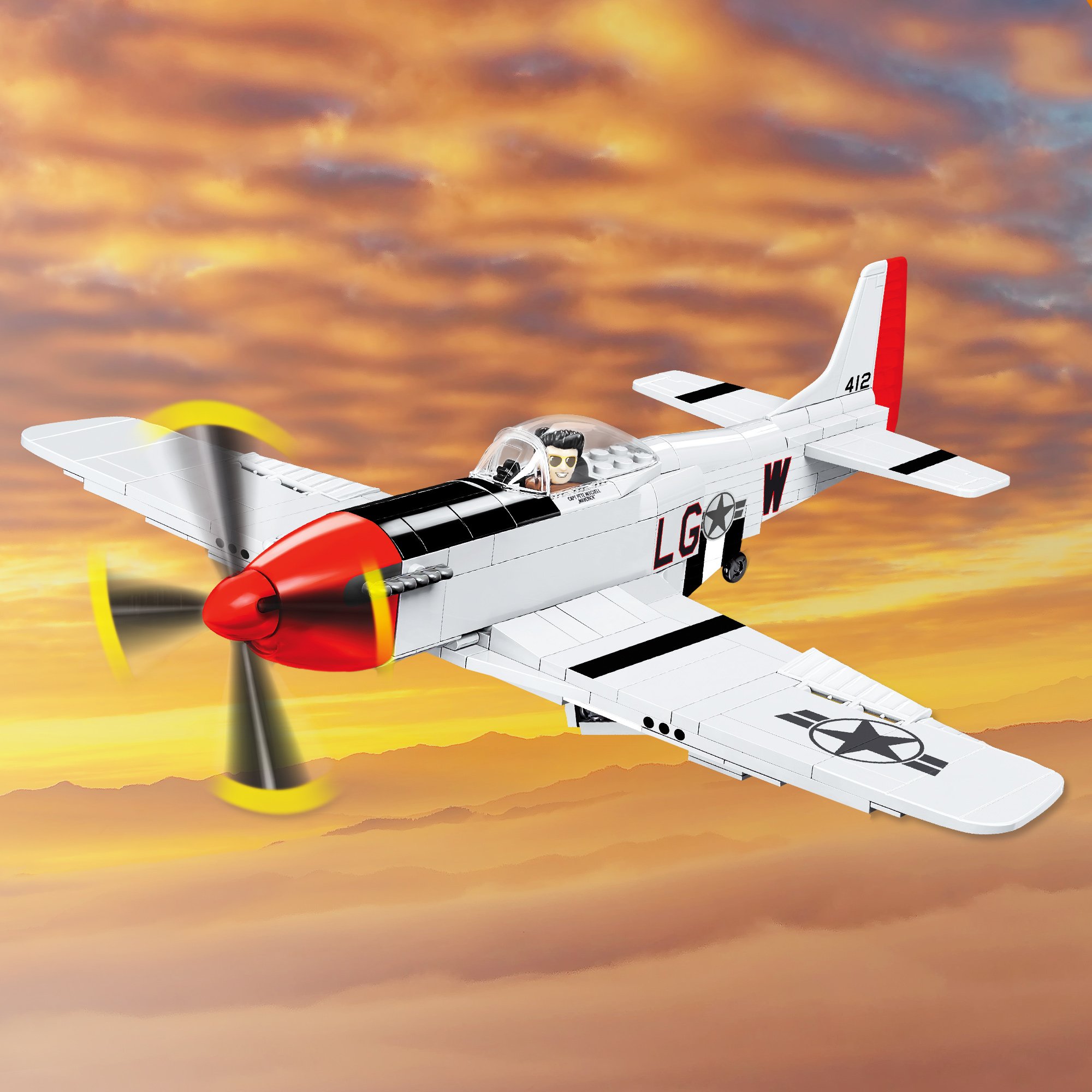 P-51D Mustang - Cobi Klemmbausteine 1012-DH-0000