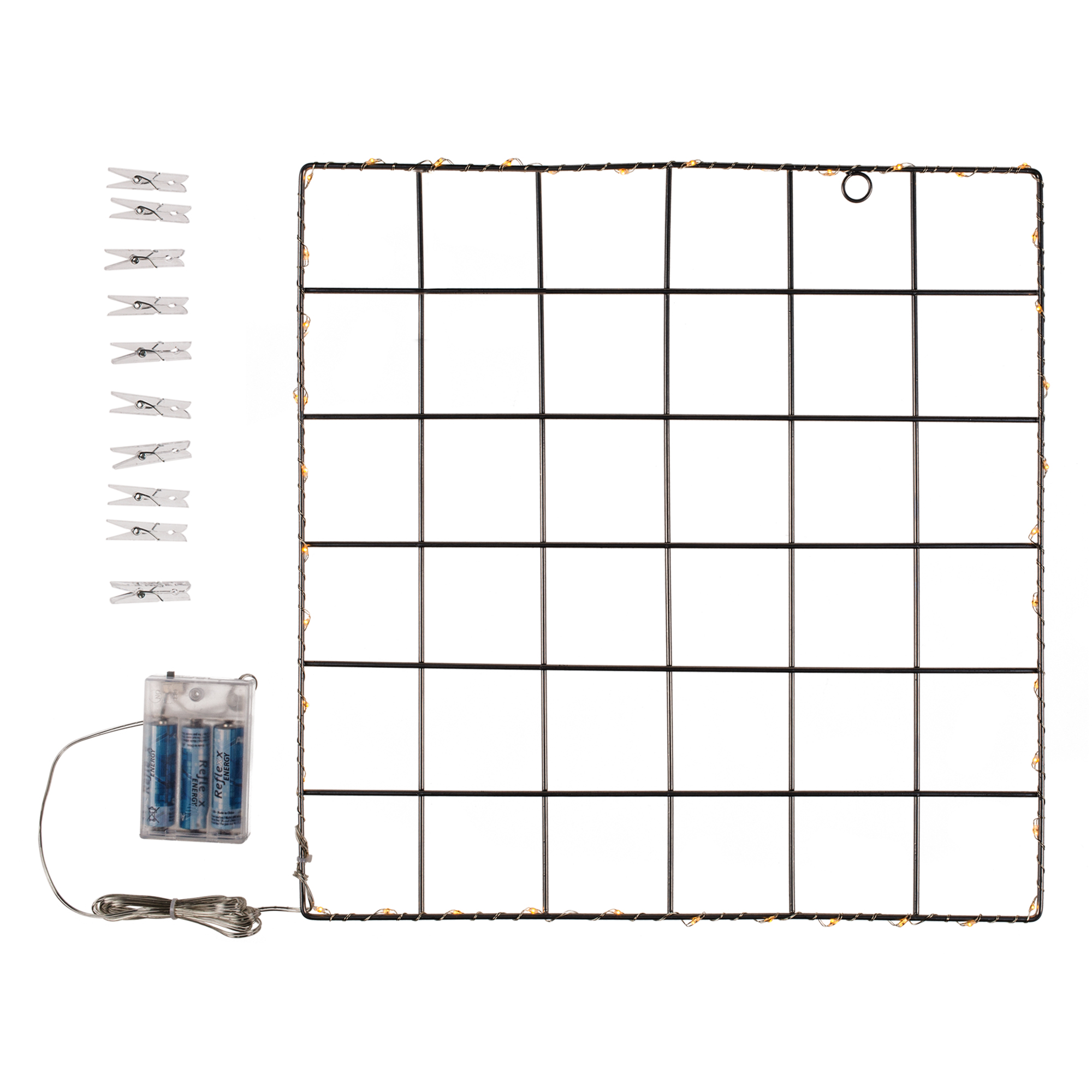 Metall Wandgitter mit LED-Beleuchtung 4103 - 3