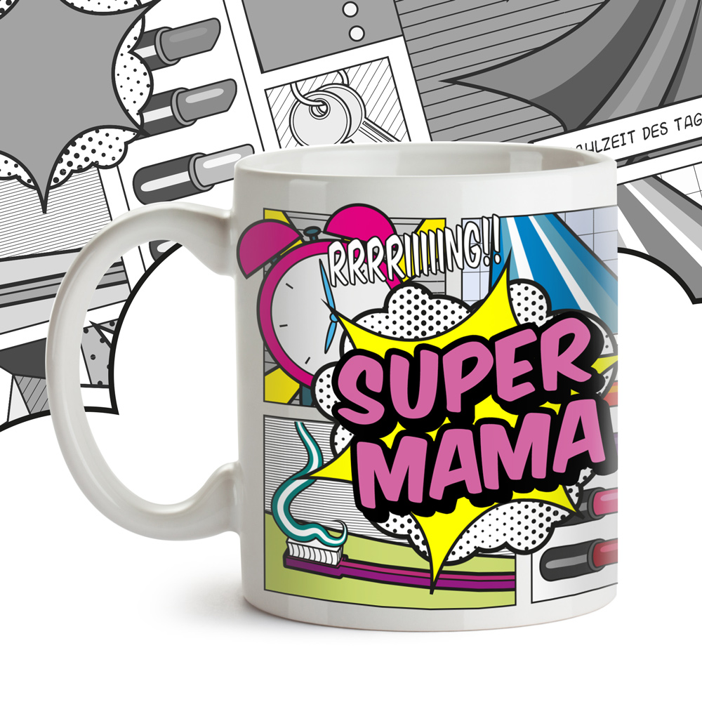 Comic Tasse - Super Mama 2420
