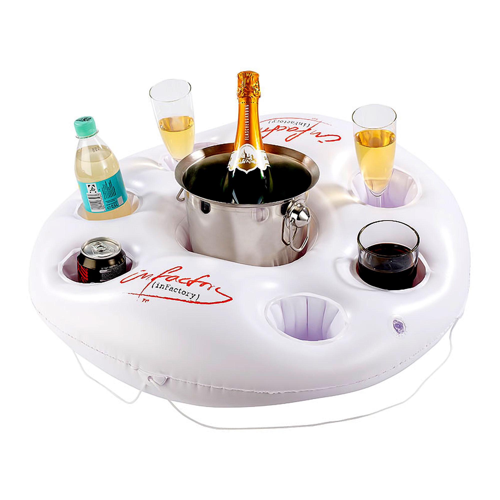 Aufblasbarer Getränkehalter