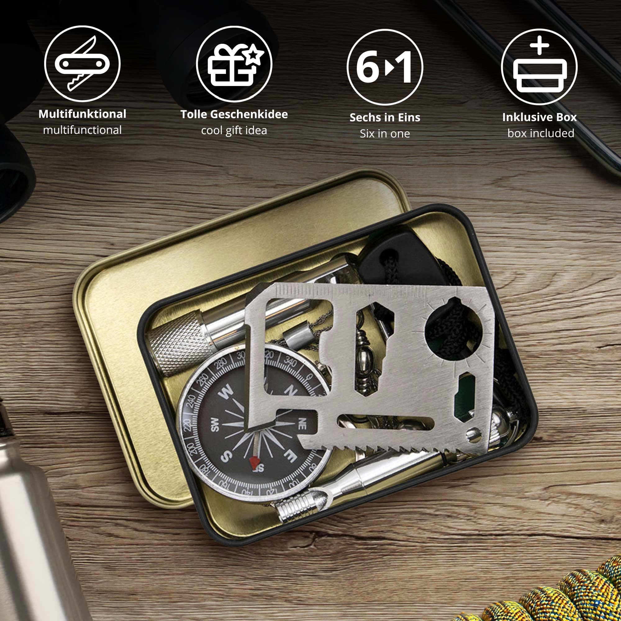 Apocalypse Überlebensset - 5-teilig Apocalypse Überlebensset - 5-teilig