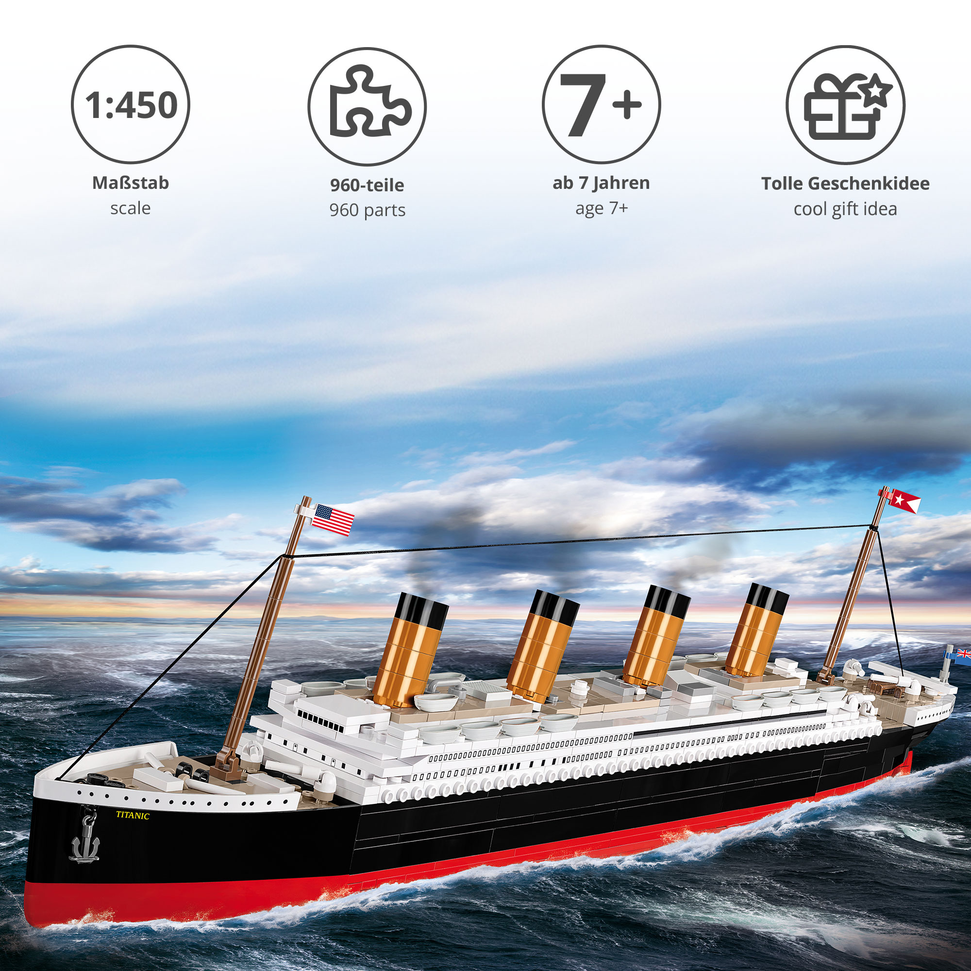 RMS Titanic - Cobi Klemmbausteine