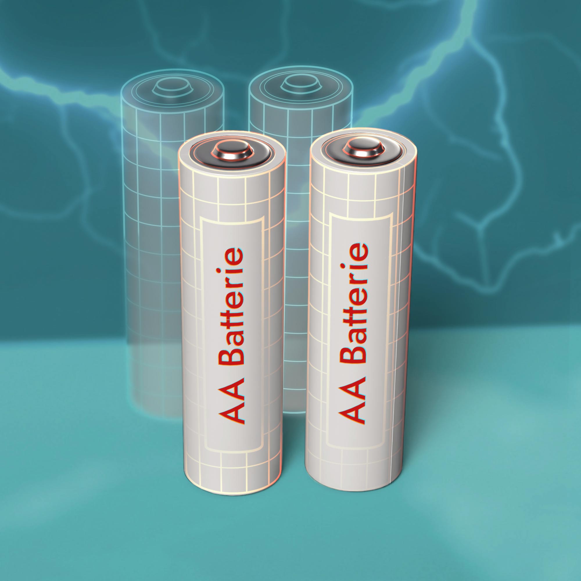 Mignon-Batterien für Batteriekasten - AA Mignon-Batterien für Batteriekasten - AA