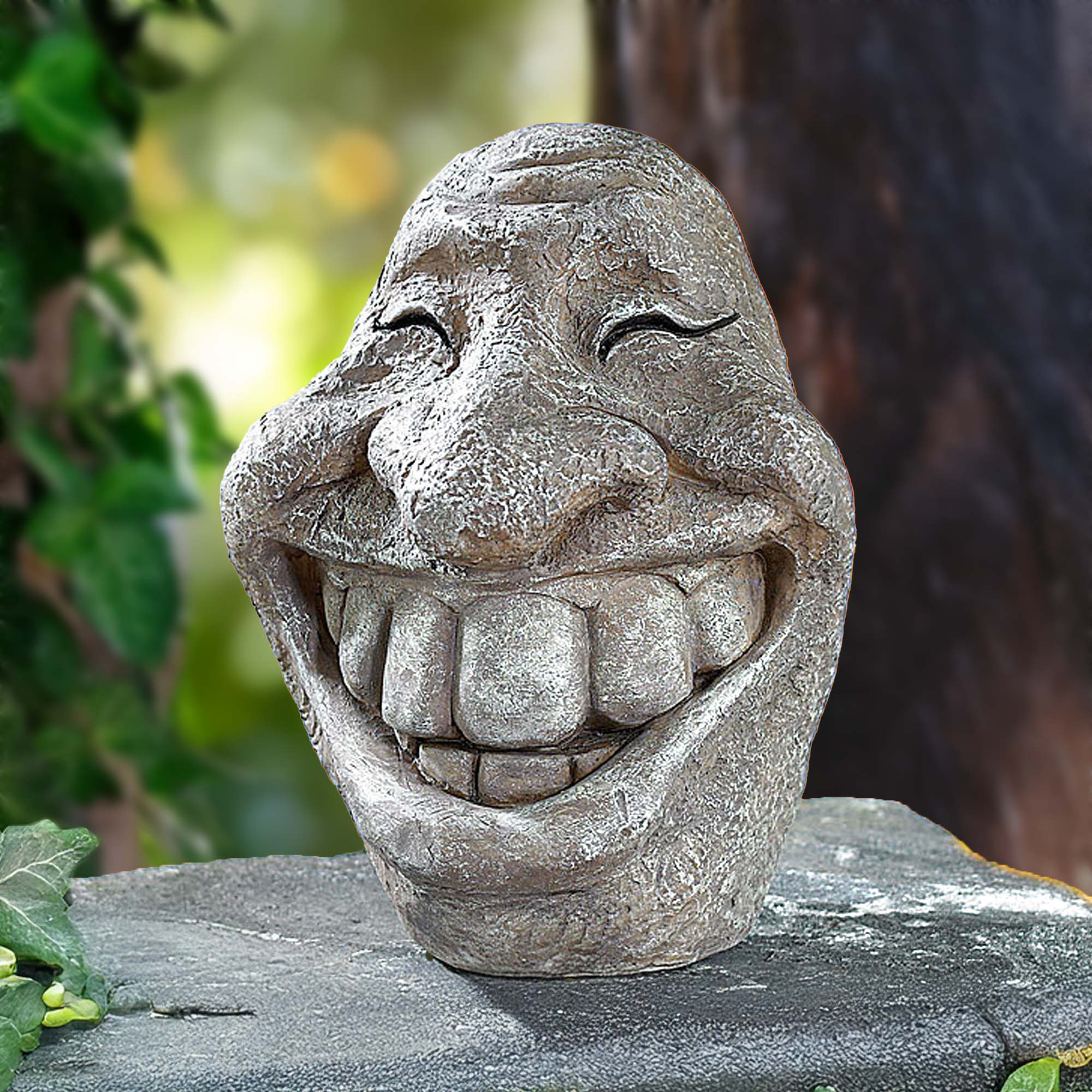 Deko Steinfigur - Smiley Deko Steinfigur - Smiley