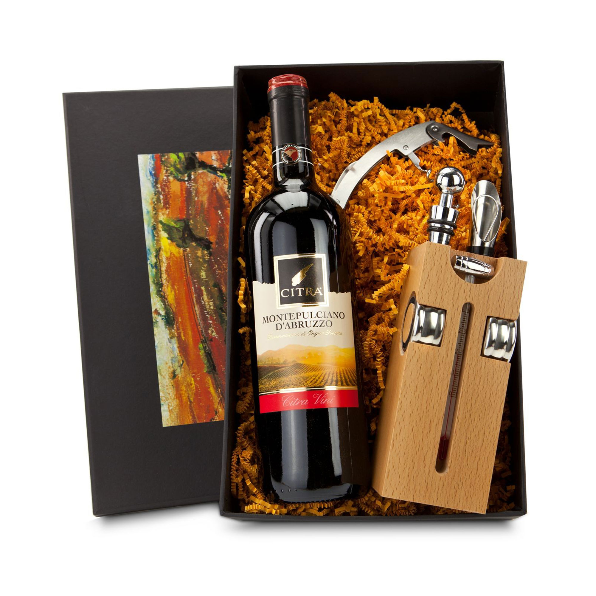 Wein Sommelier Box mit Weinflasche 3792 - 5