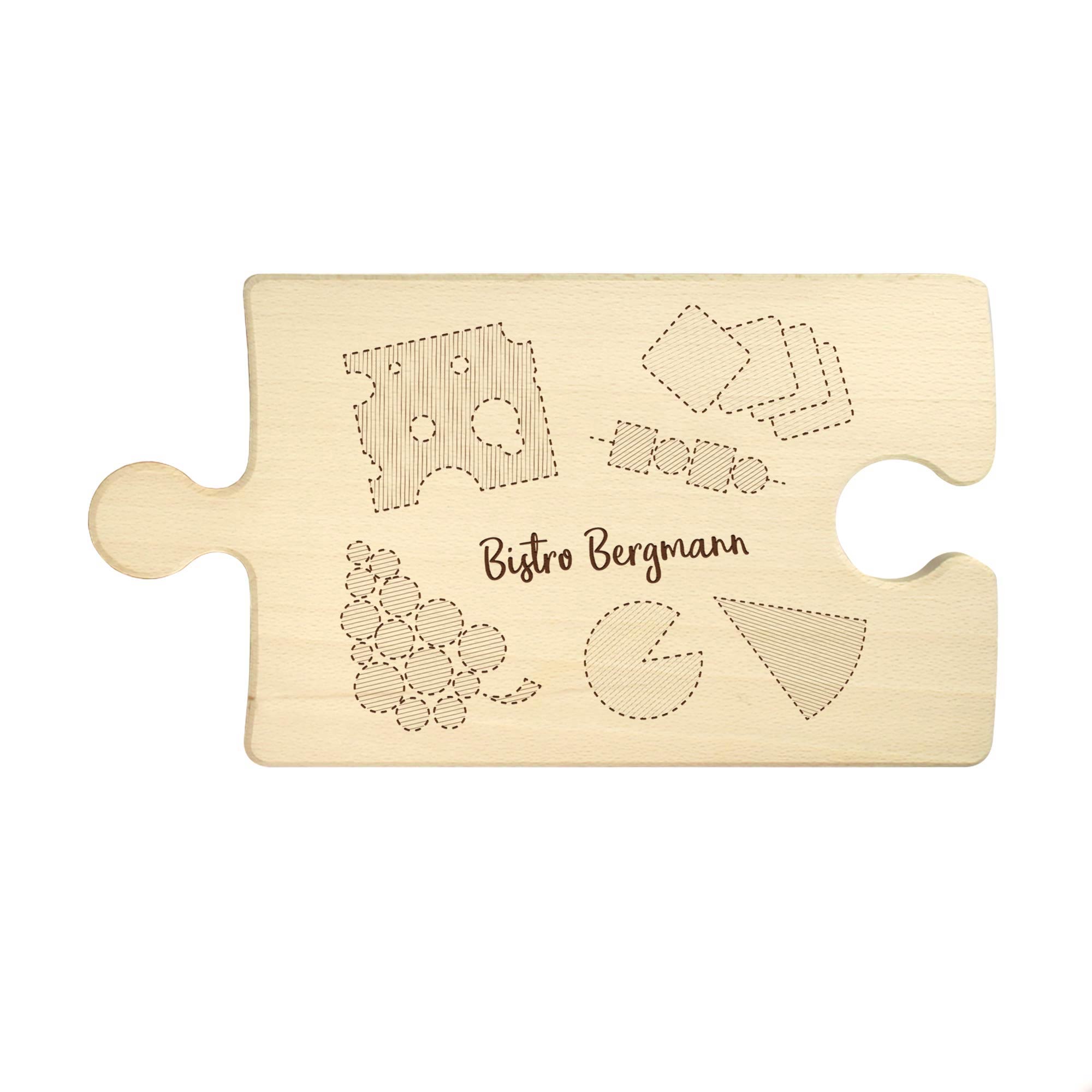 Personalisiertes Puzzle Brettchen - Käse