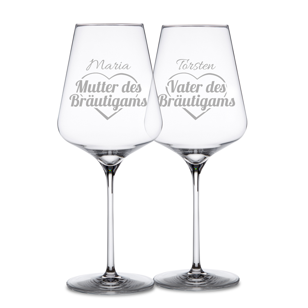 Weingläser für Bräutigameltern 2553 - 3