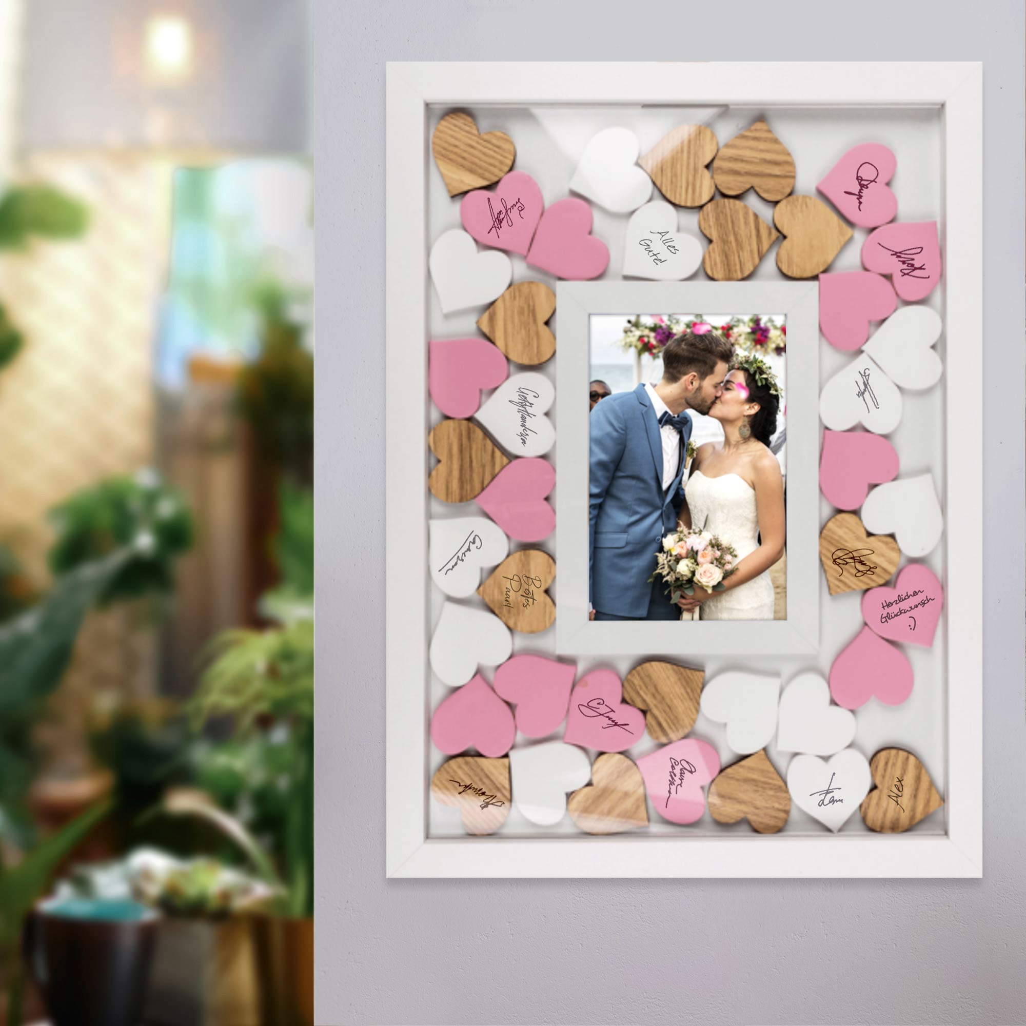 Bilderrahmen Gästebuch zur Hochzeit
