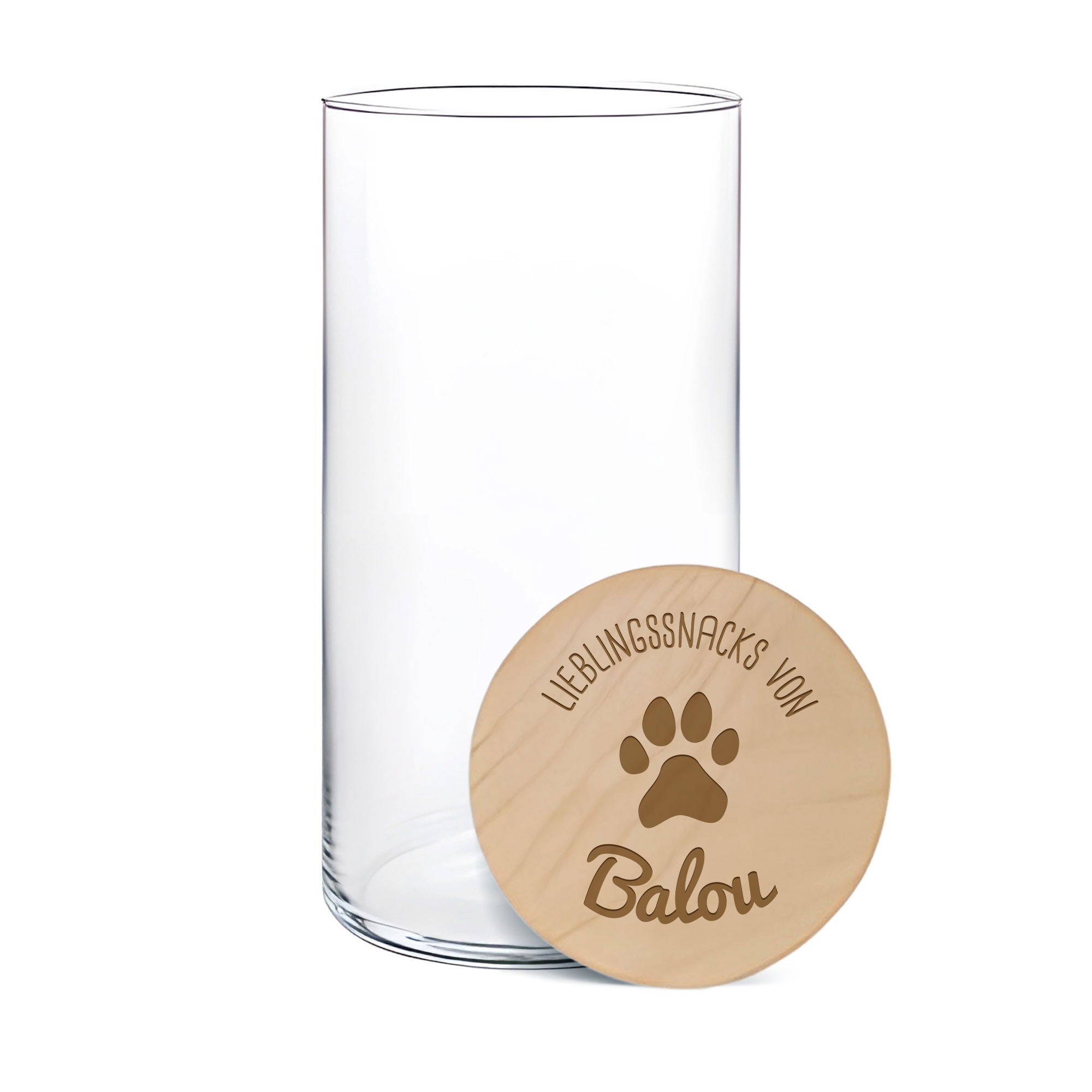 Vorratsglas mit Gravur - Hundesnacks