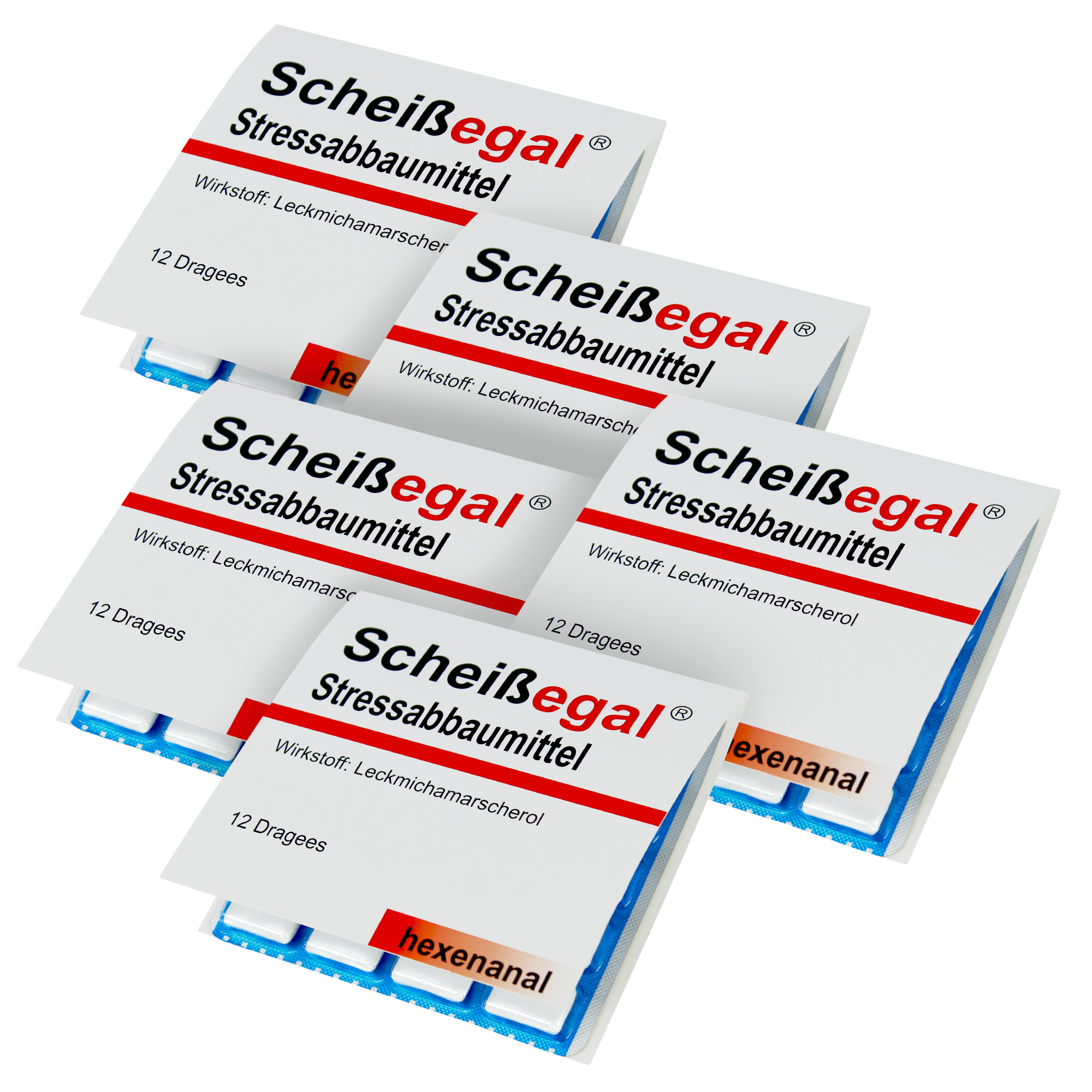 Scheißegal Stressabbaumittel - 5er Set 2552 - 1