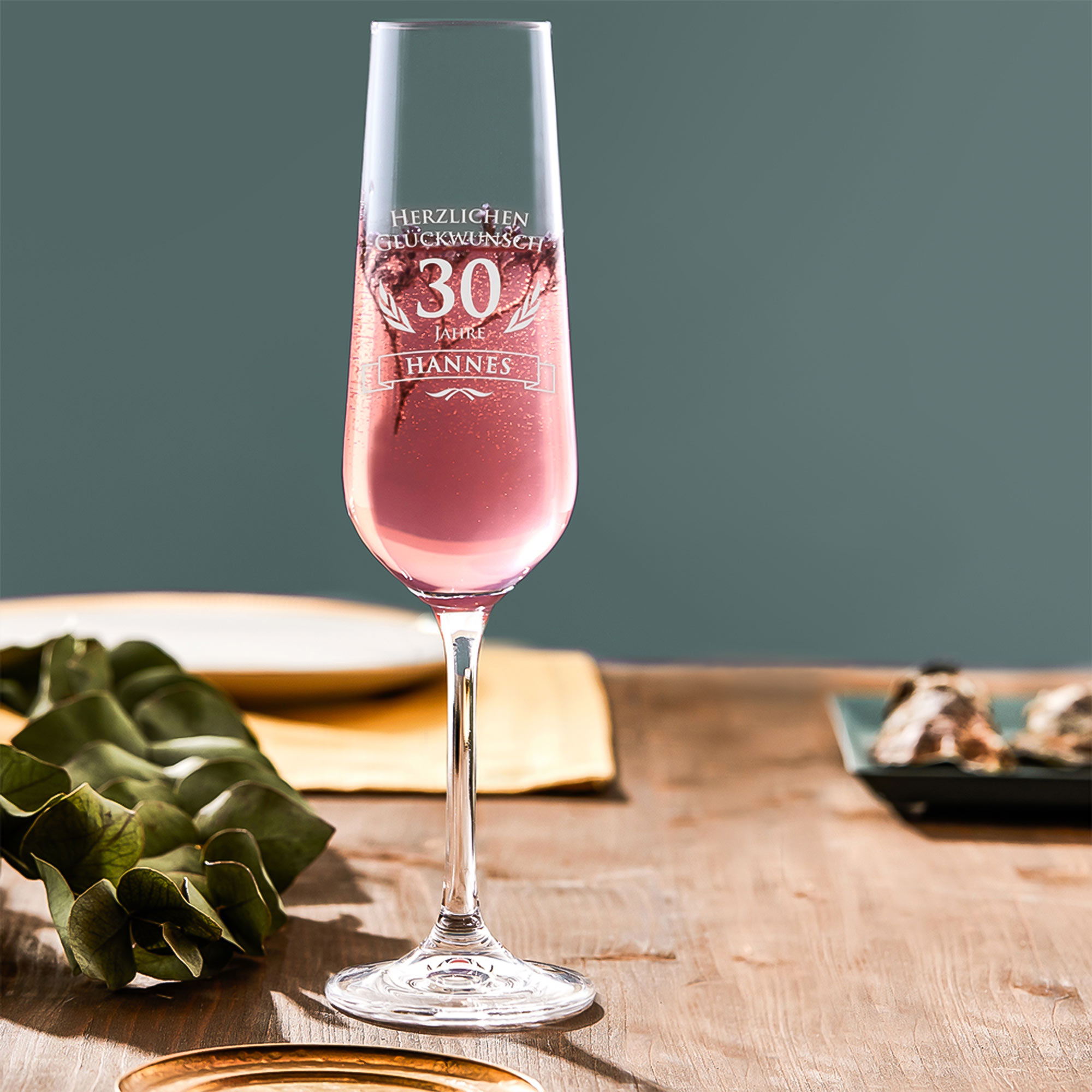 Sektglas zum 30. Geburtstag Sektglas zum 30. Geburtstag