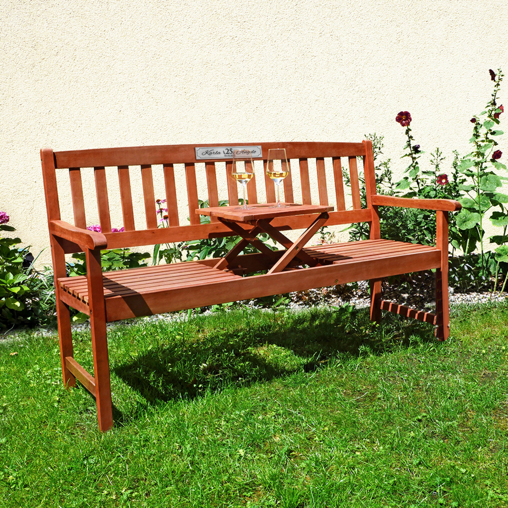 Personalisierte Hochzeitsbank zur Silberhochzeit 2123 - 2