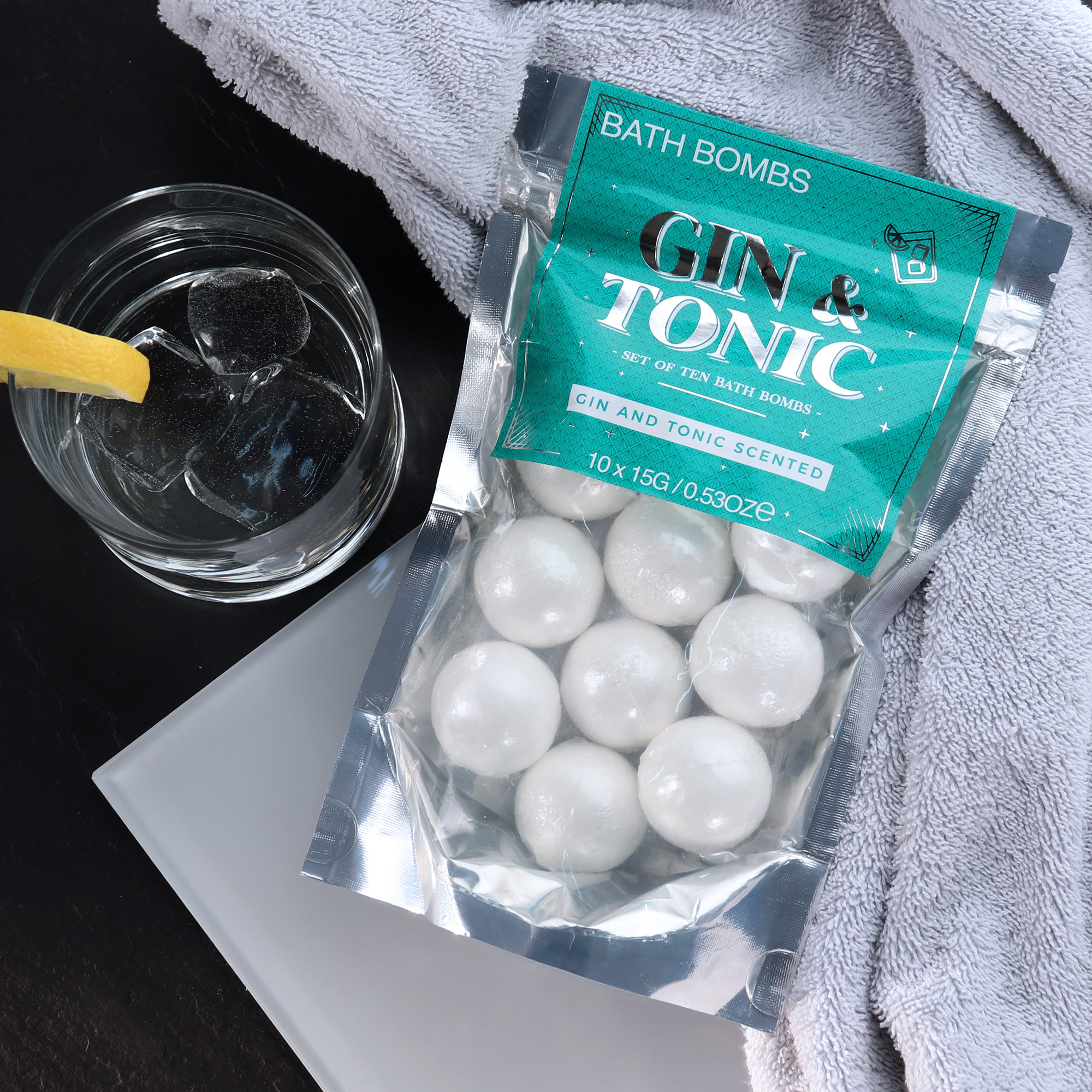 Badebomben Geschenkset - Gin & Tonic 2085-MZ - 3