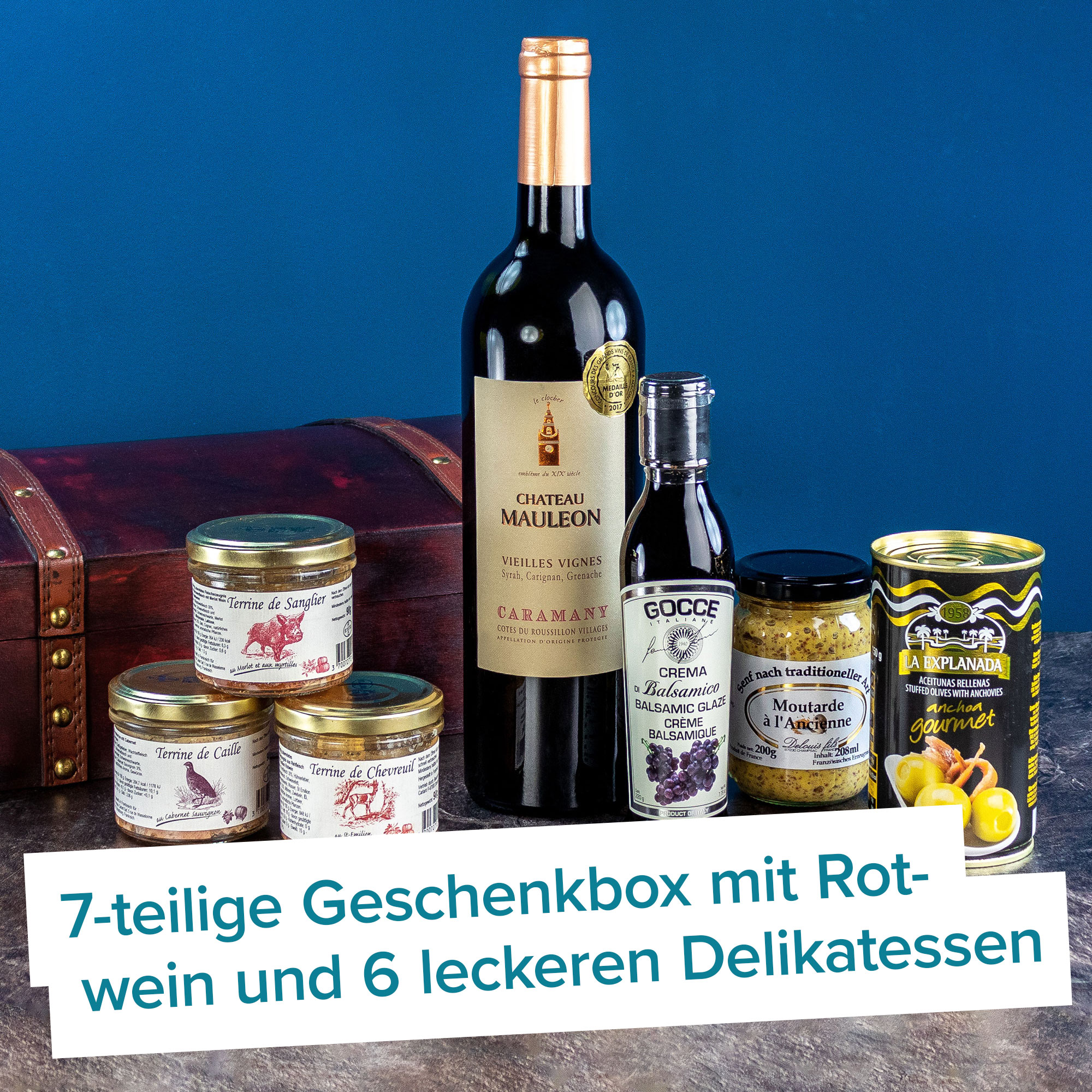 Gourmet Geschenkbox 7-teilig