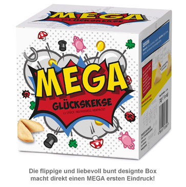 MEGA Glückskekse Geschenkbox 2804 - 2