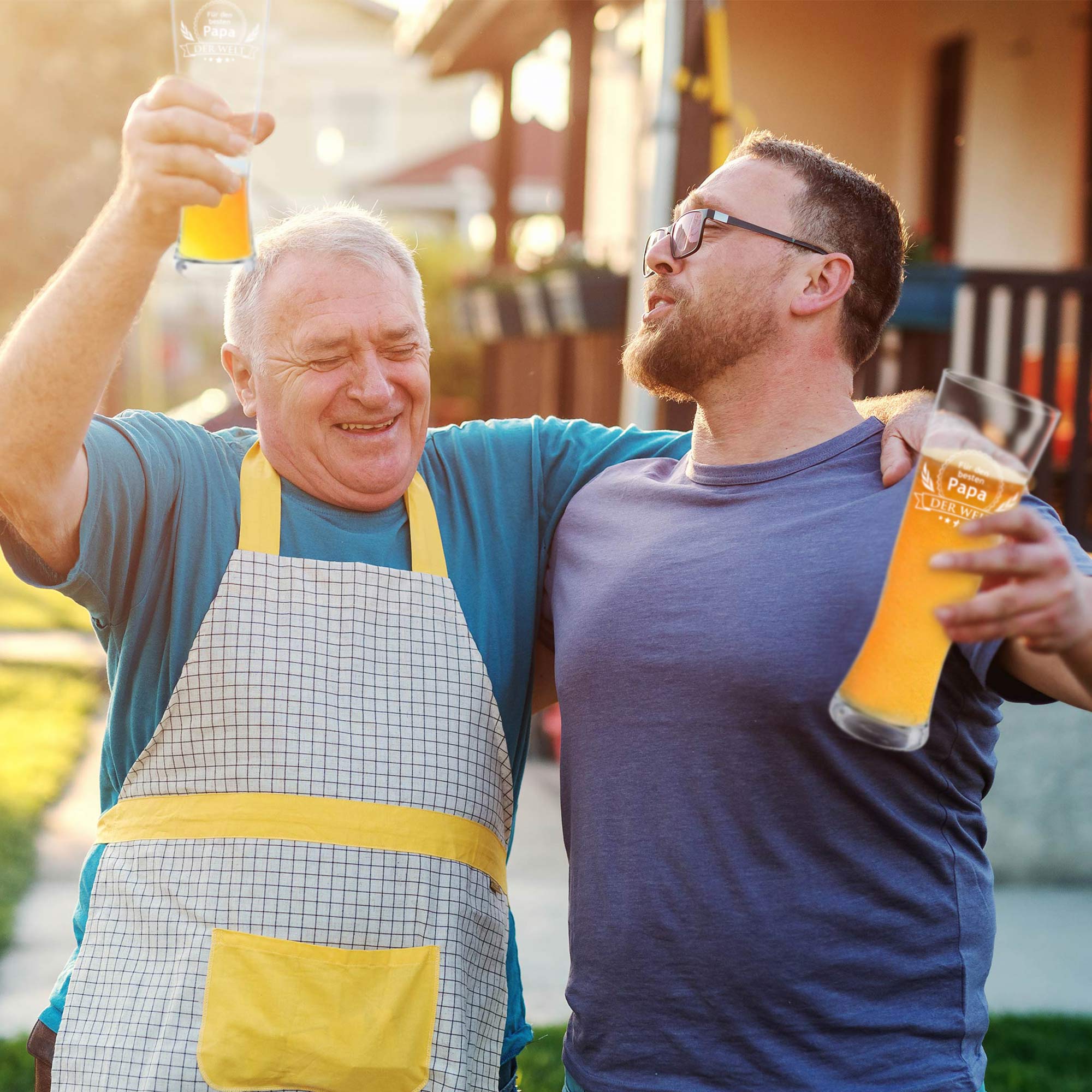 Weizenbierglas - Bester Papa - Motiv 3 - Standard