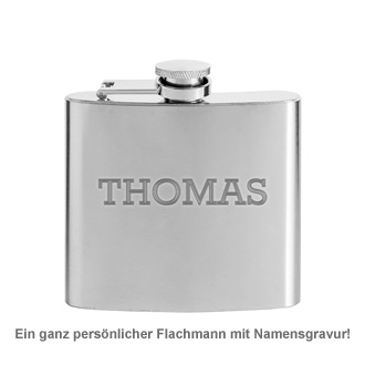 Flachmann mit Gravur - Name 2394 - 1