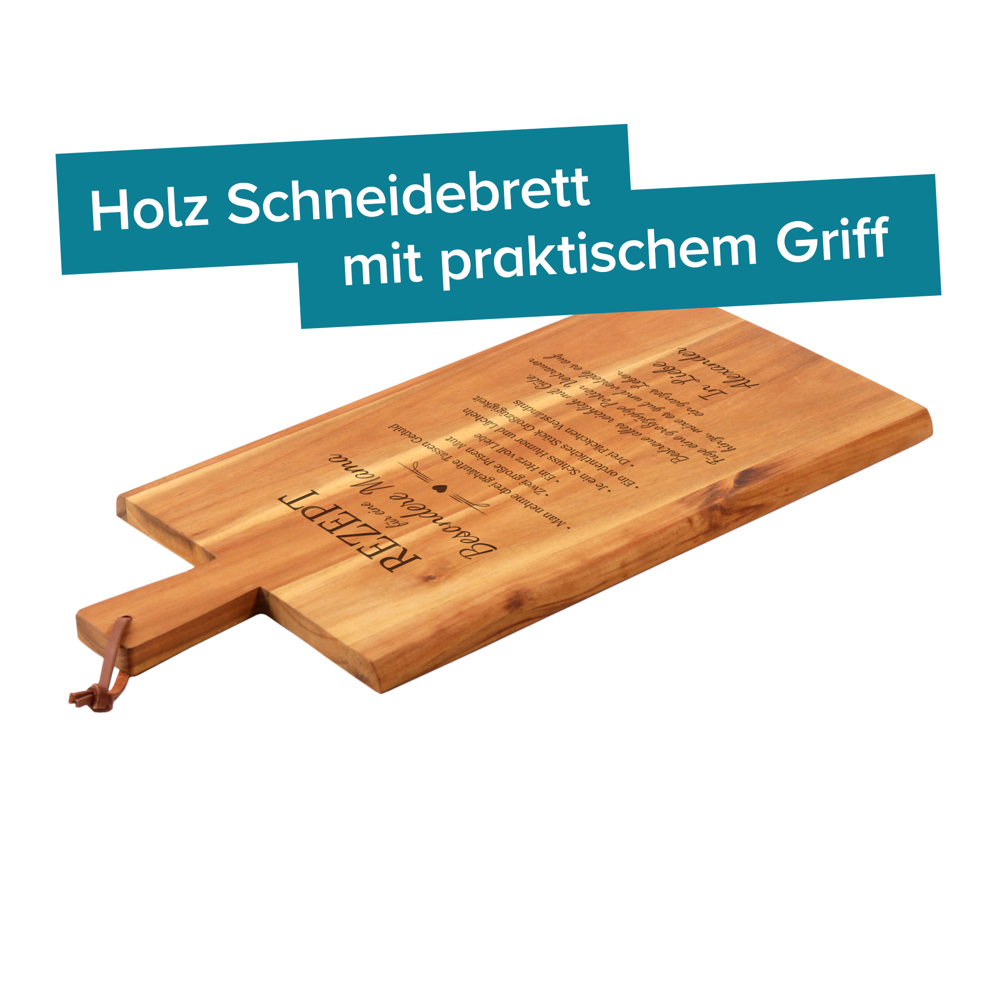 Schneidebrett mit Griff - Rezept Mama 4182 - 5