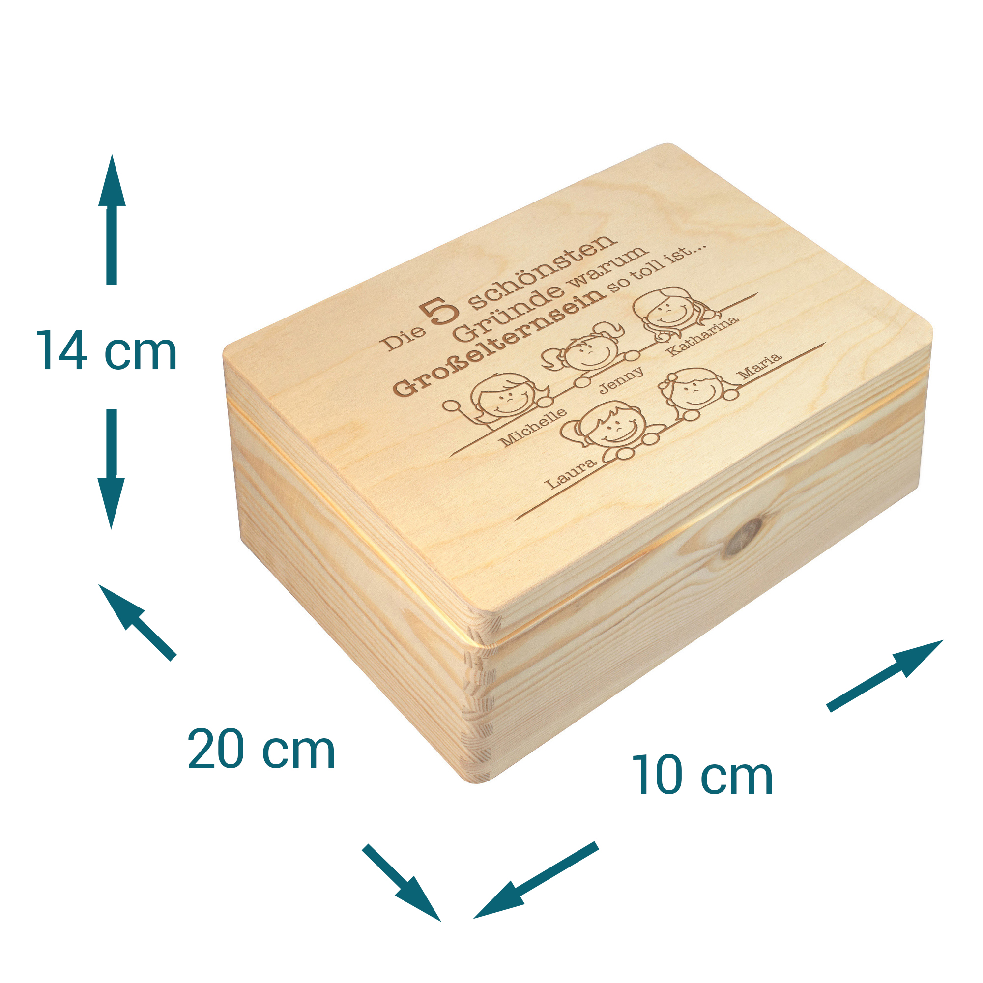 Memory Box mit Gravur - Warum Großelternsein so toll ist 2082-06-MZ - 8