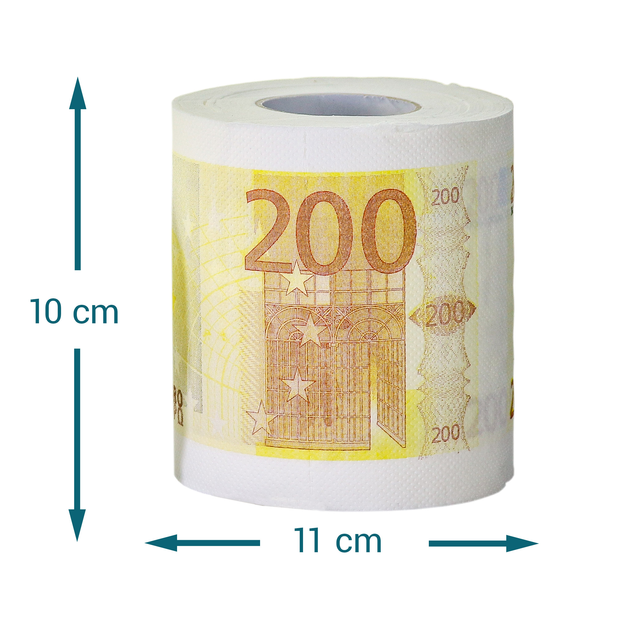 Geld Toilettenpapier - 200 Euro - 2er Set 4126 - 7
