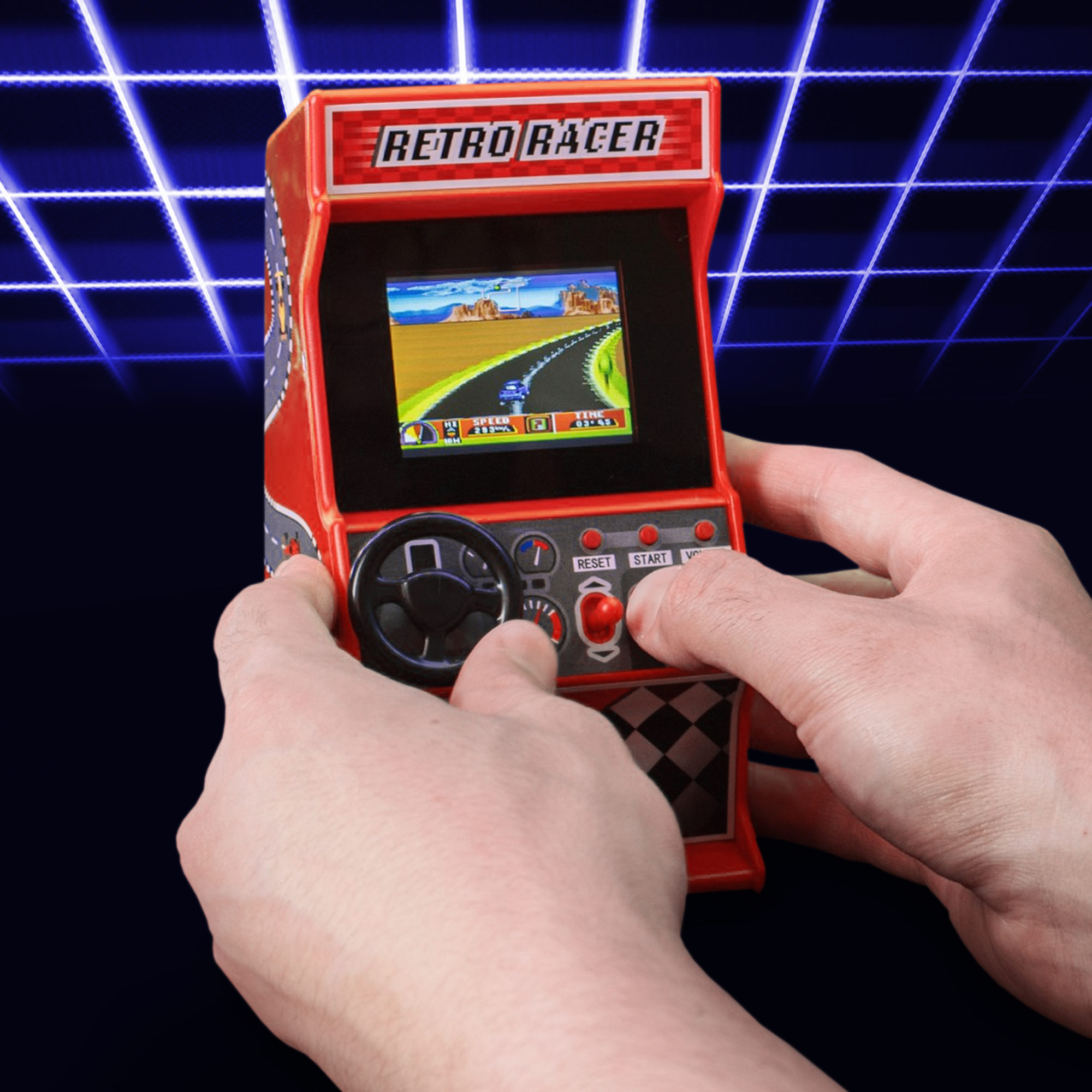 Retro Racing Spielekonsole