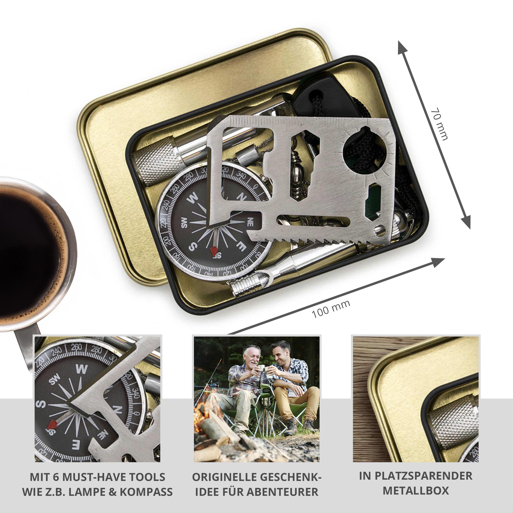 Apocalypse Überlebensset - 5-teilig Apocalypse Überlebensset - 5-teilig