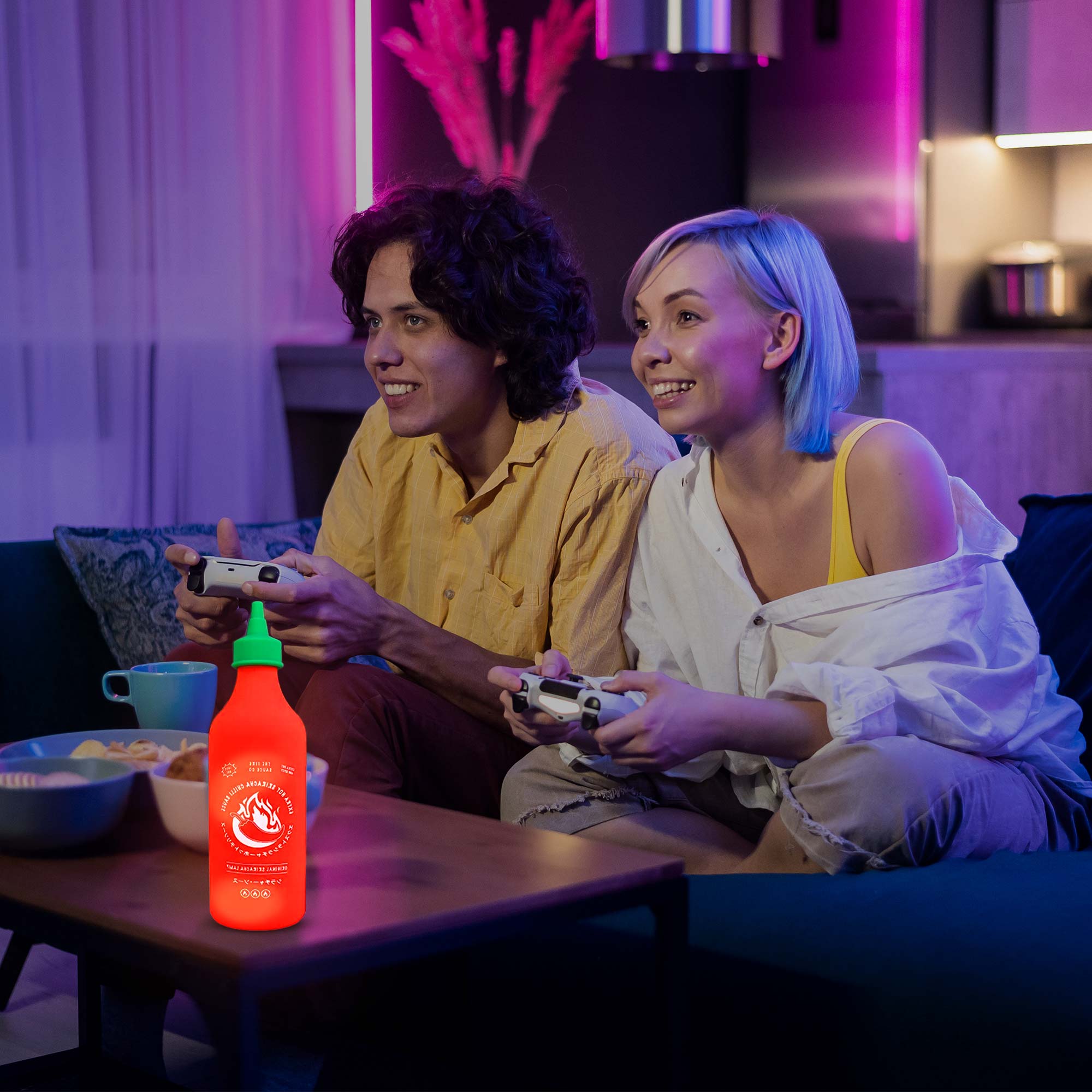 LED Lampe mit Touchfunktion - Chili Sauce