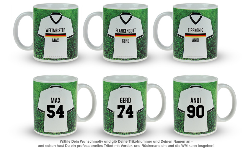 Fußball Tasse - Weltmeister 1665 - 1