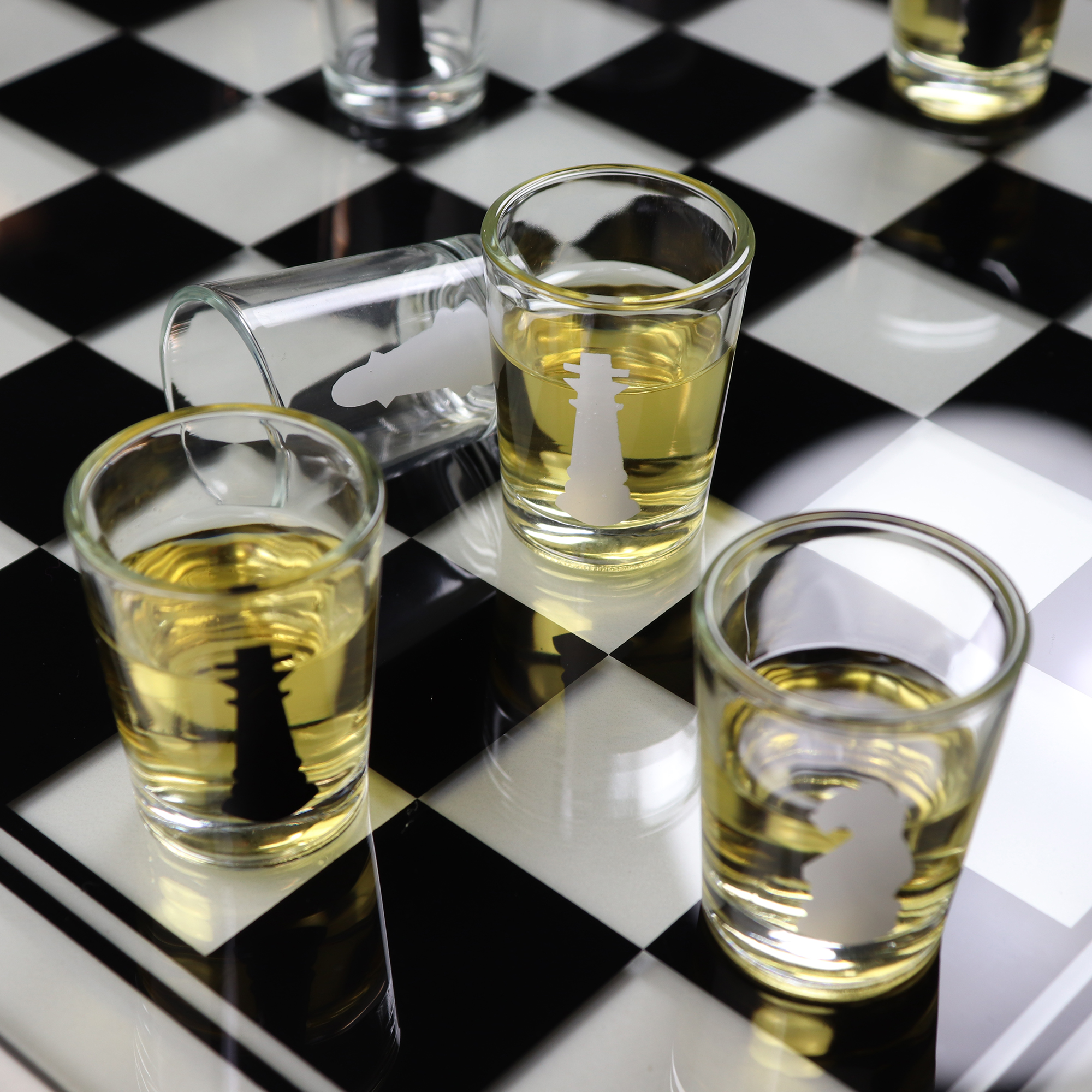 Schnapsgläser Schach - Trinkspiel 0567 - 3