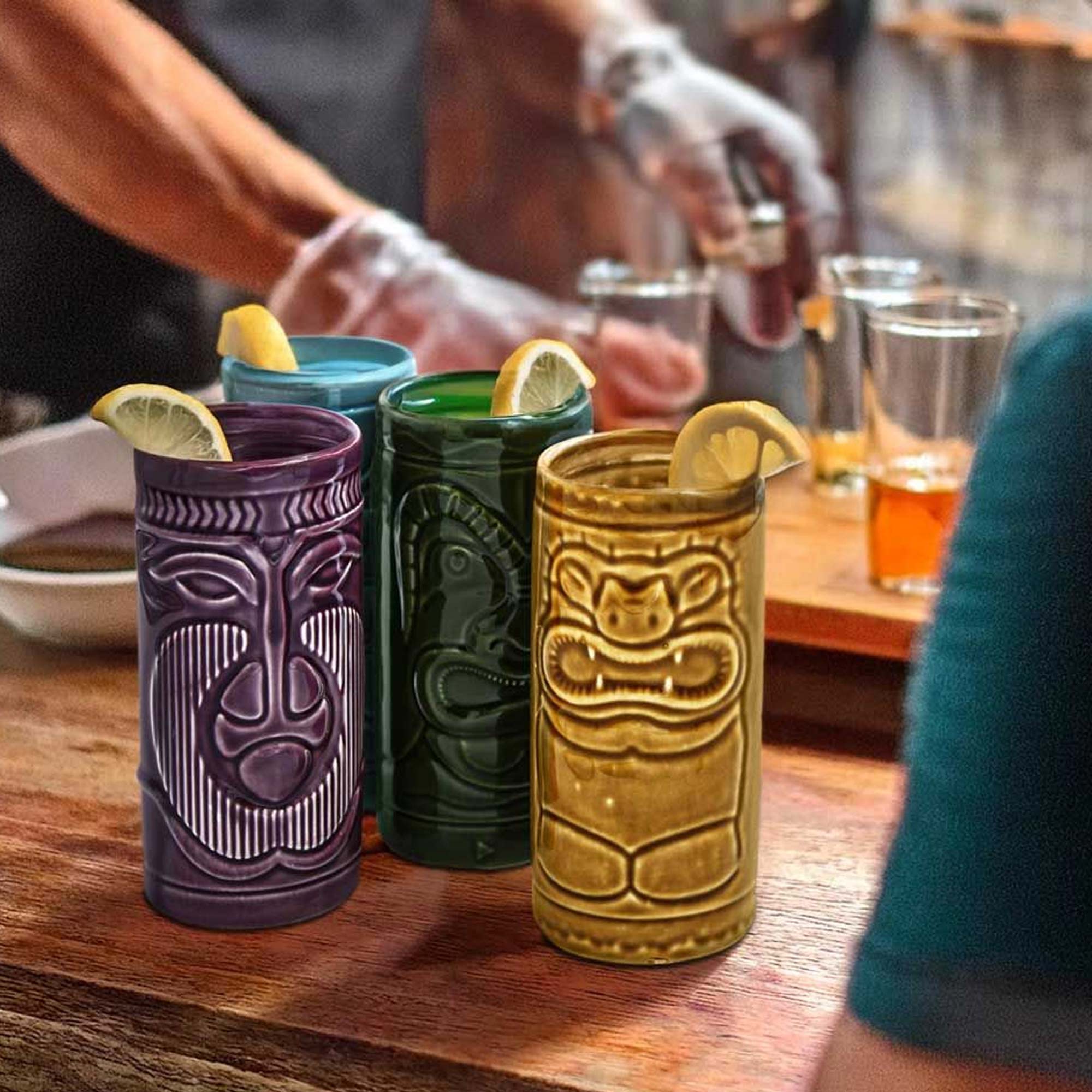 Tiki Becher - 4er Set